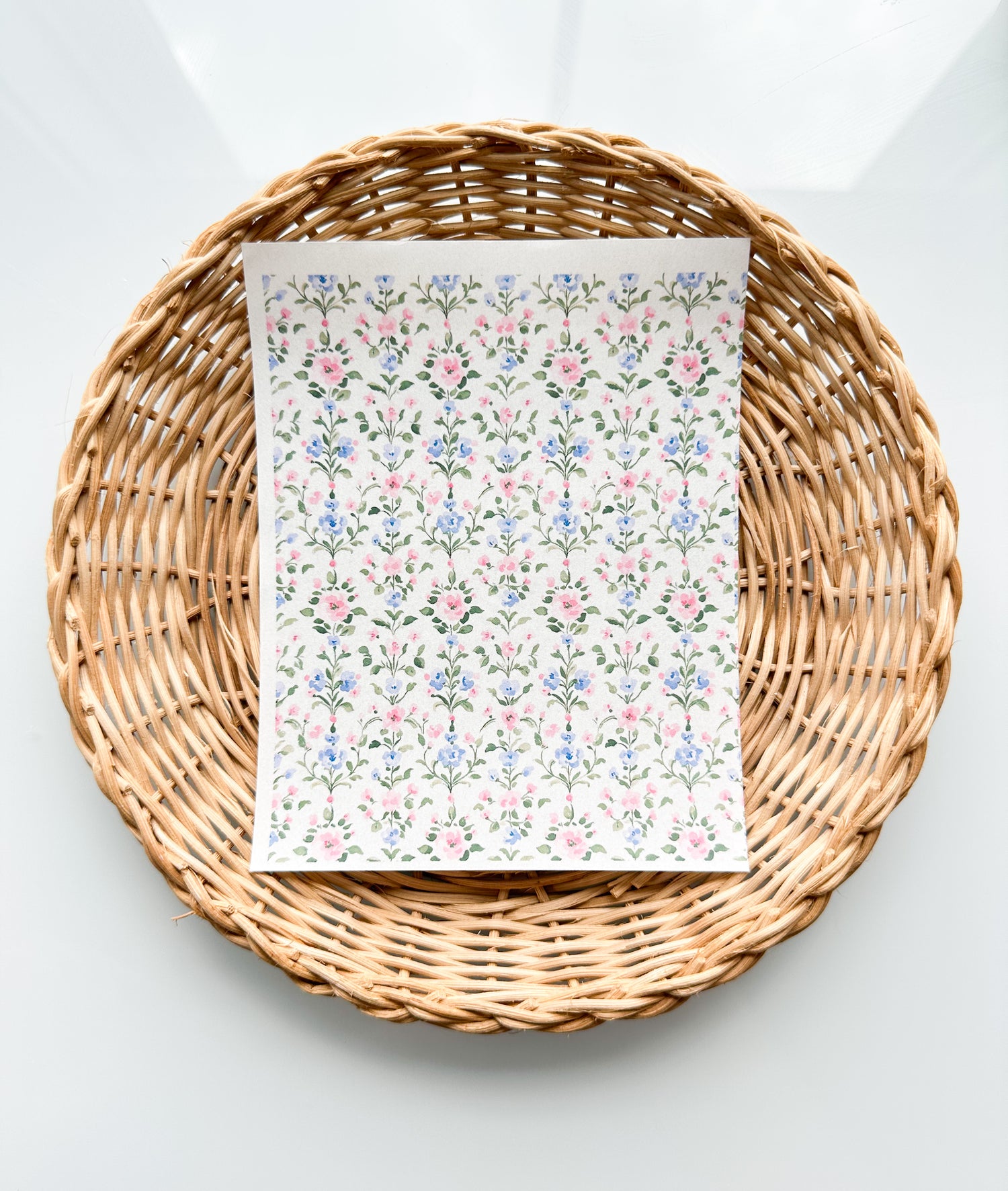 Charleston 4 Climbing Florals Transfer Paper