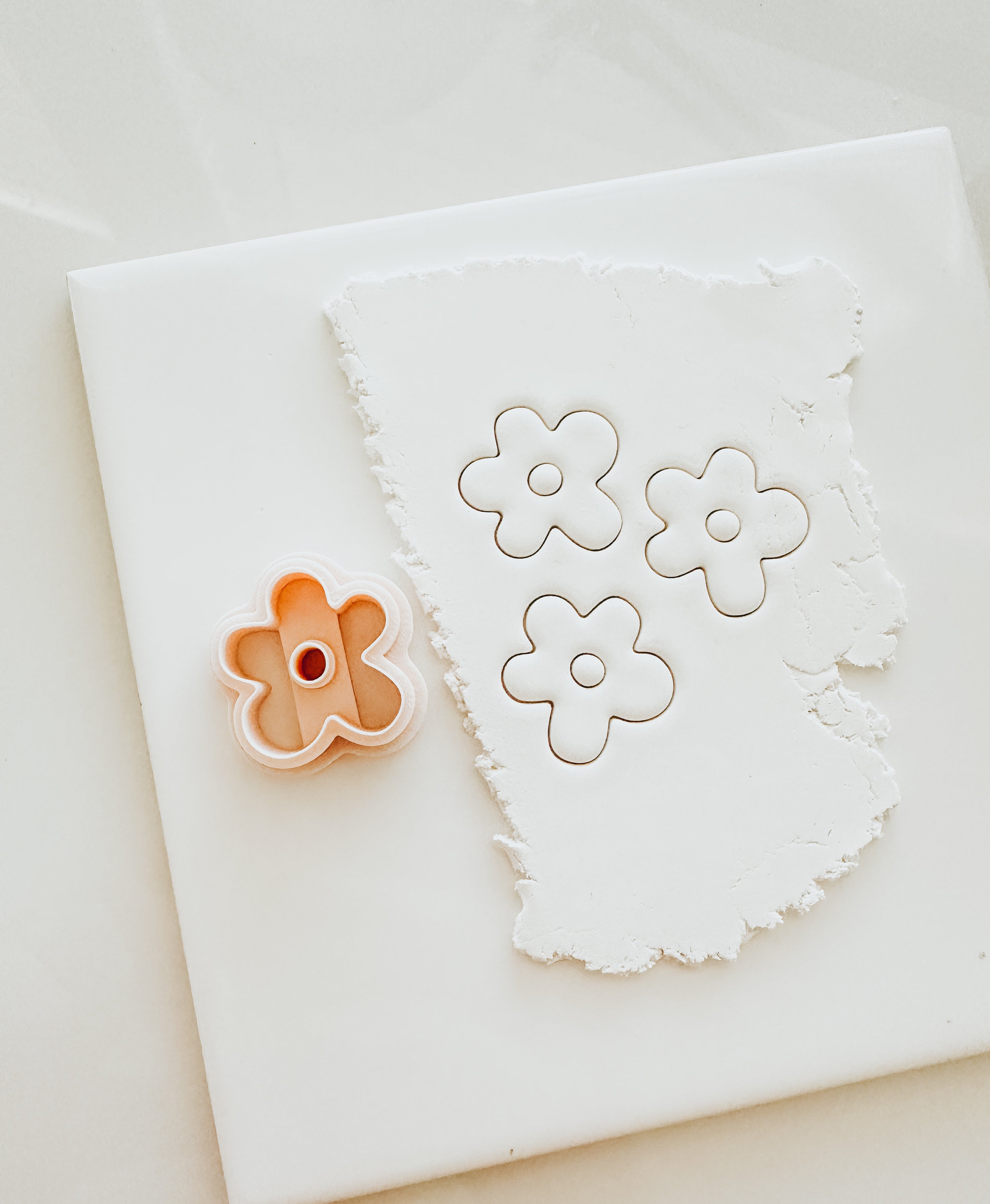 Organic Flower Clay Cutter