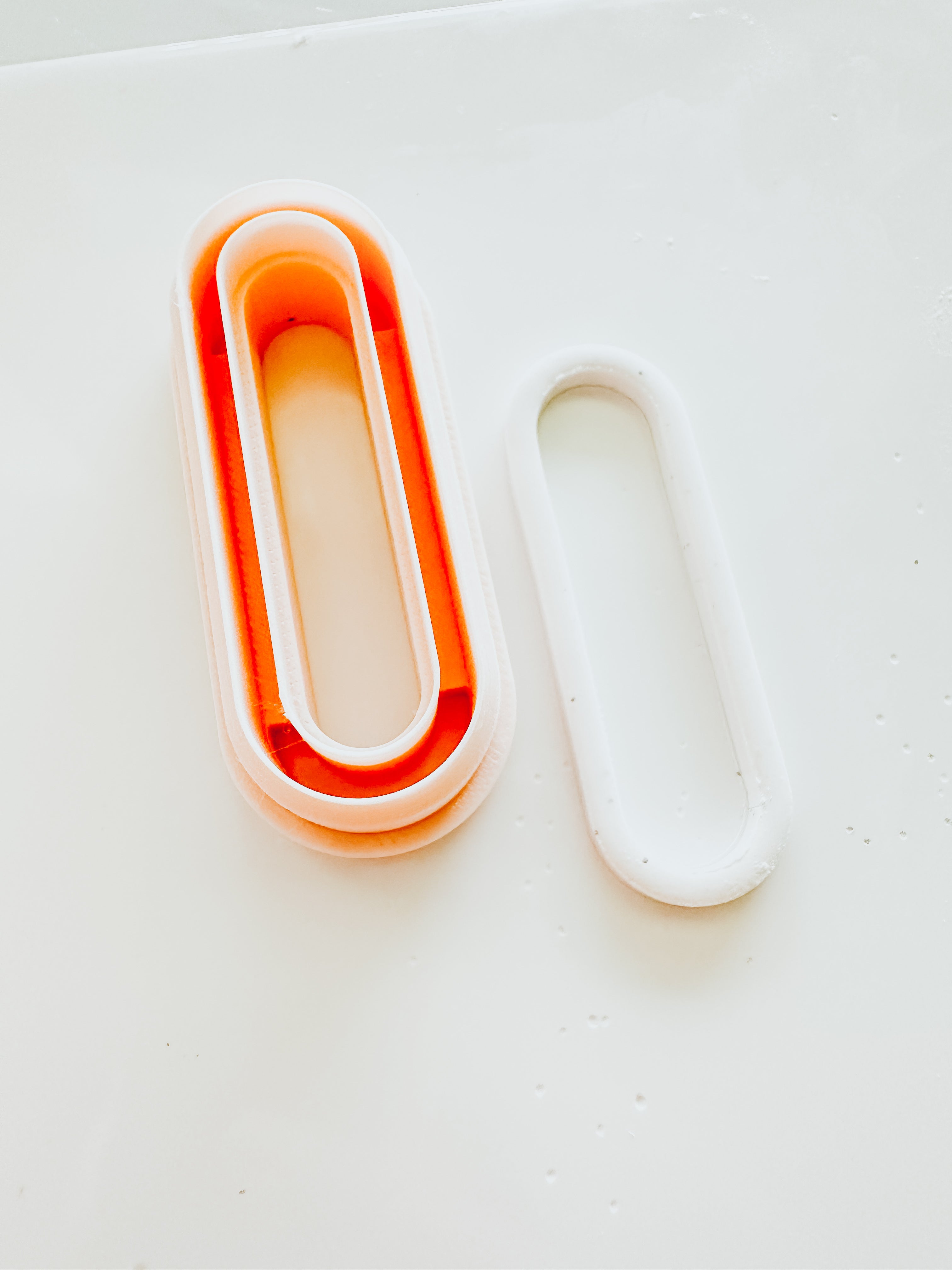 Long Oval Skinny Clay Cutter
