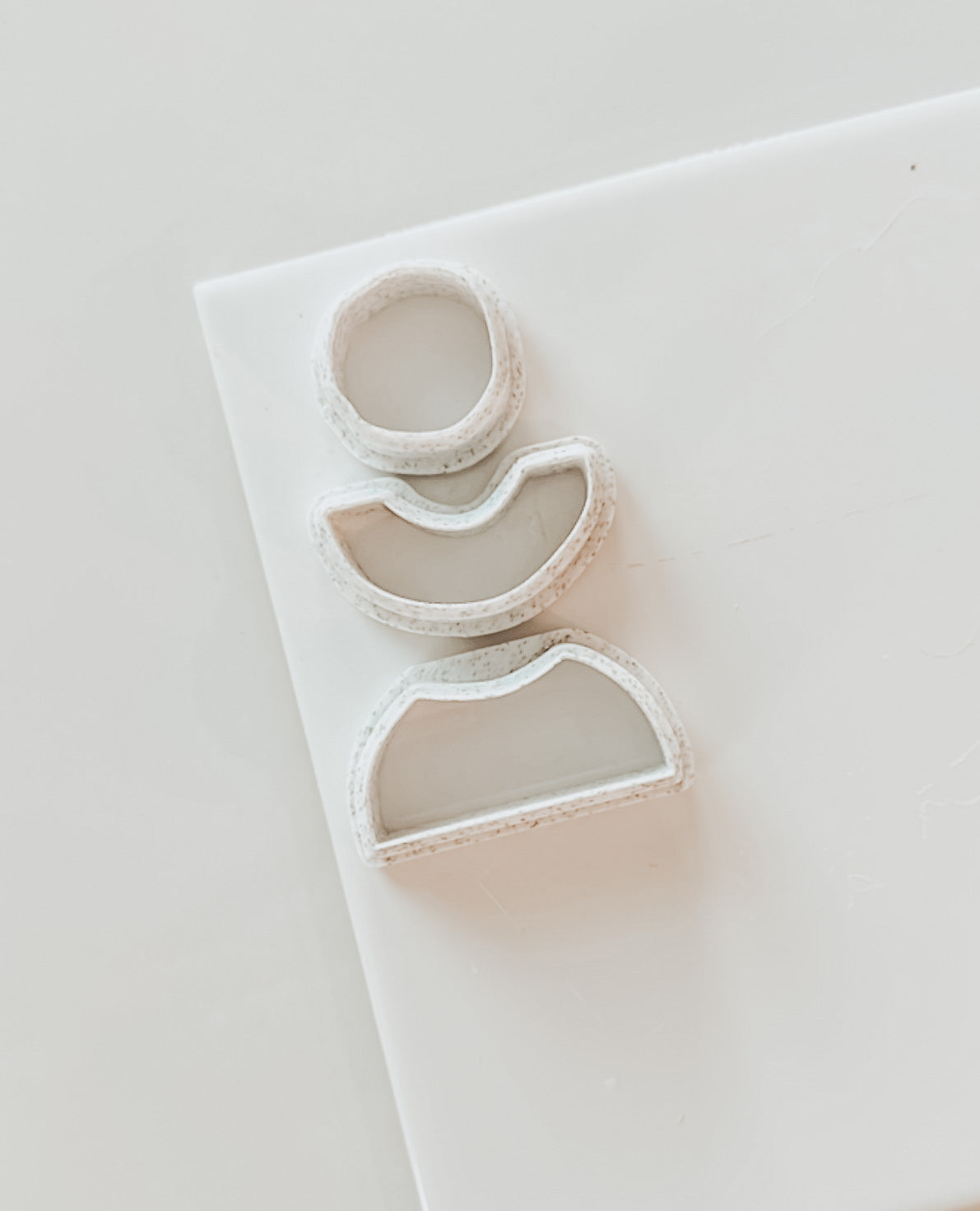 Violet 3 Piece Organic Clay Cutter