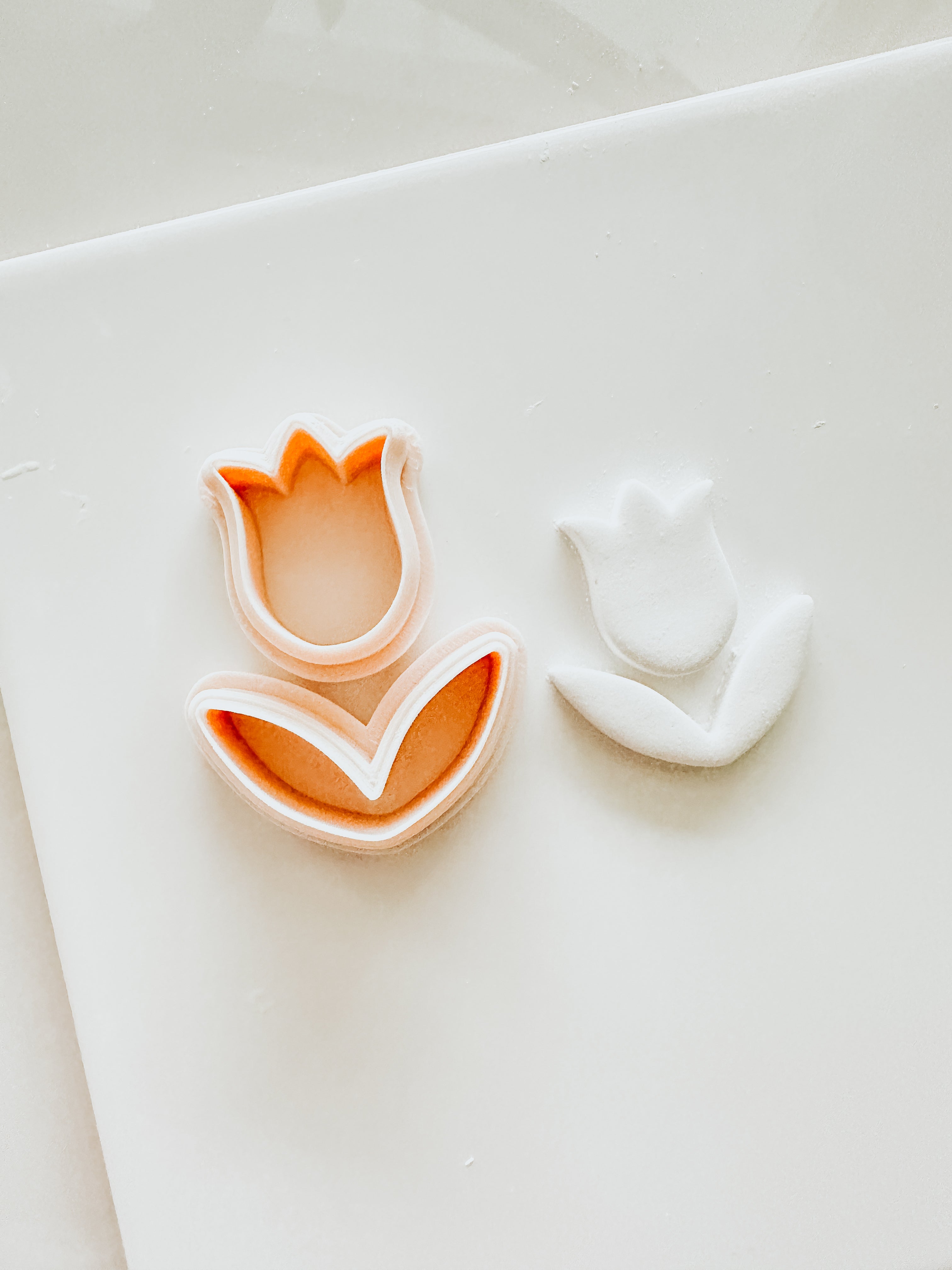 Tulip Two Piece Clay Cutter Set