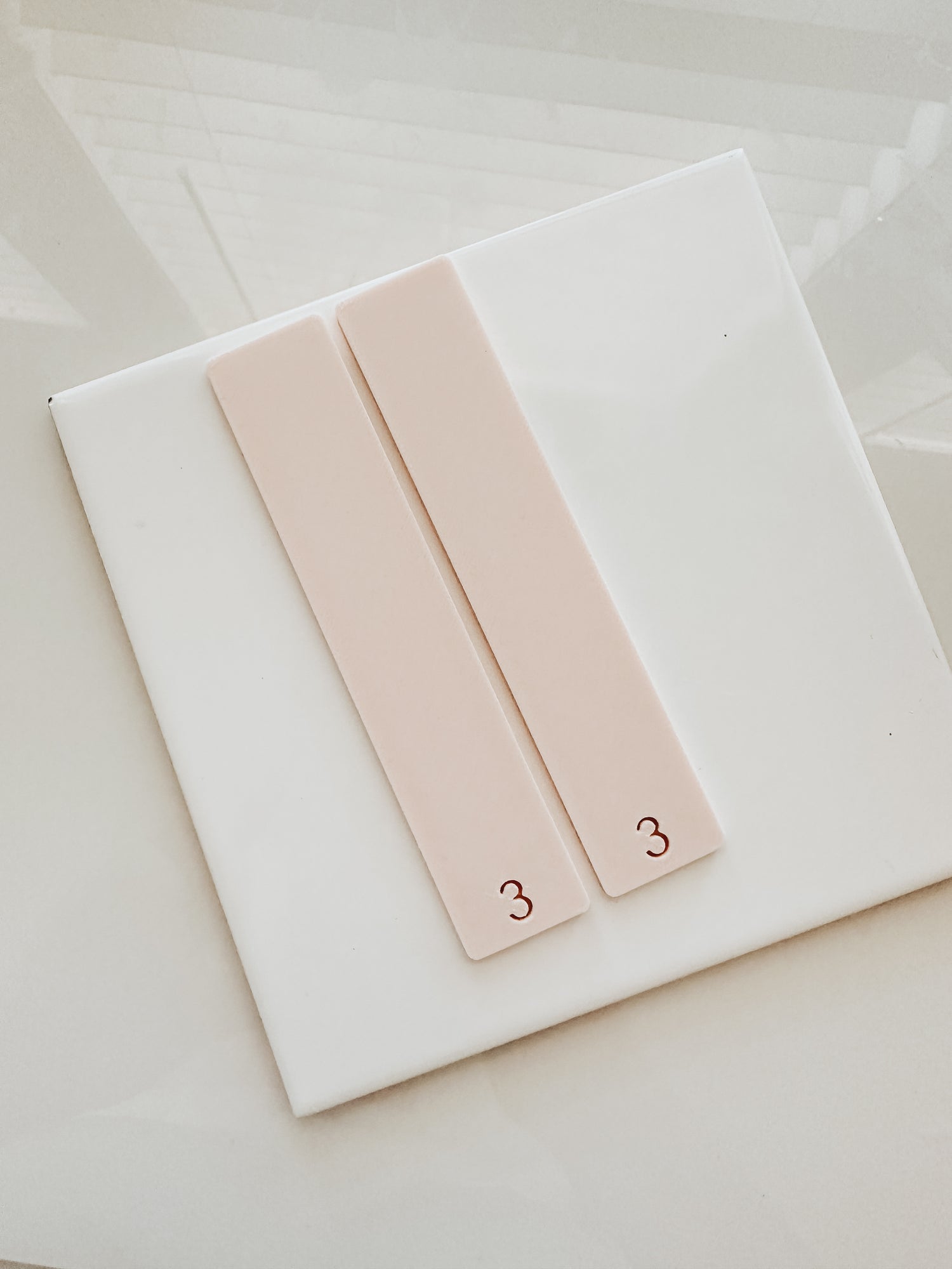 Set of 2 Thickness Guides For Clay Cutters