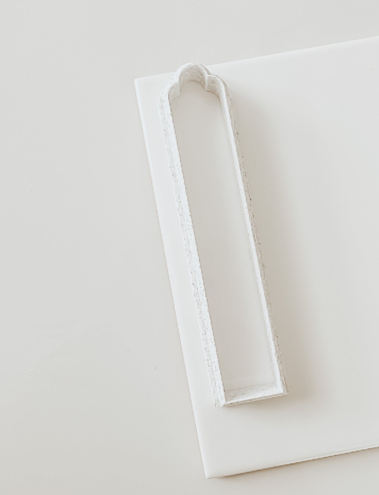 Skinny Scalloped Bookmark Clay Cutter