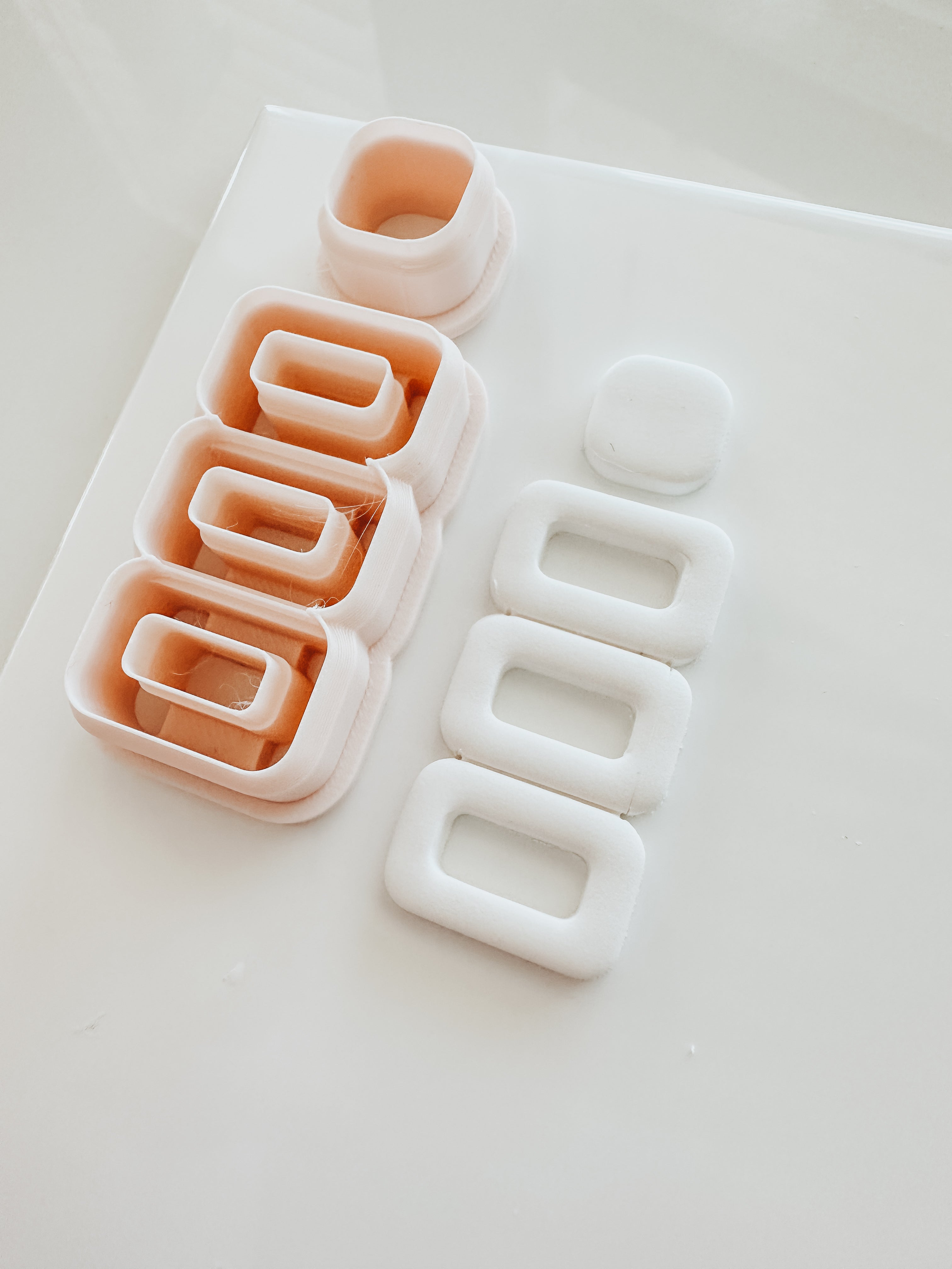 Onyx Rectangle Clay Clay Cutter Set 2.25”