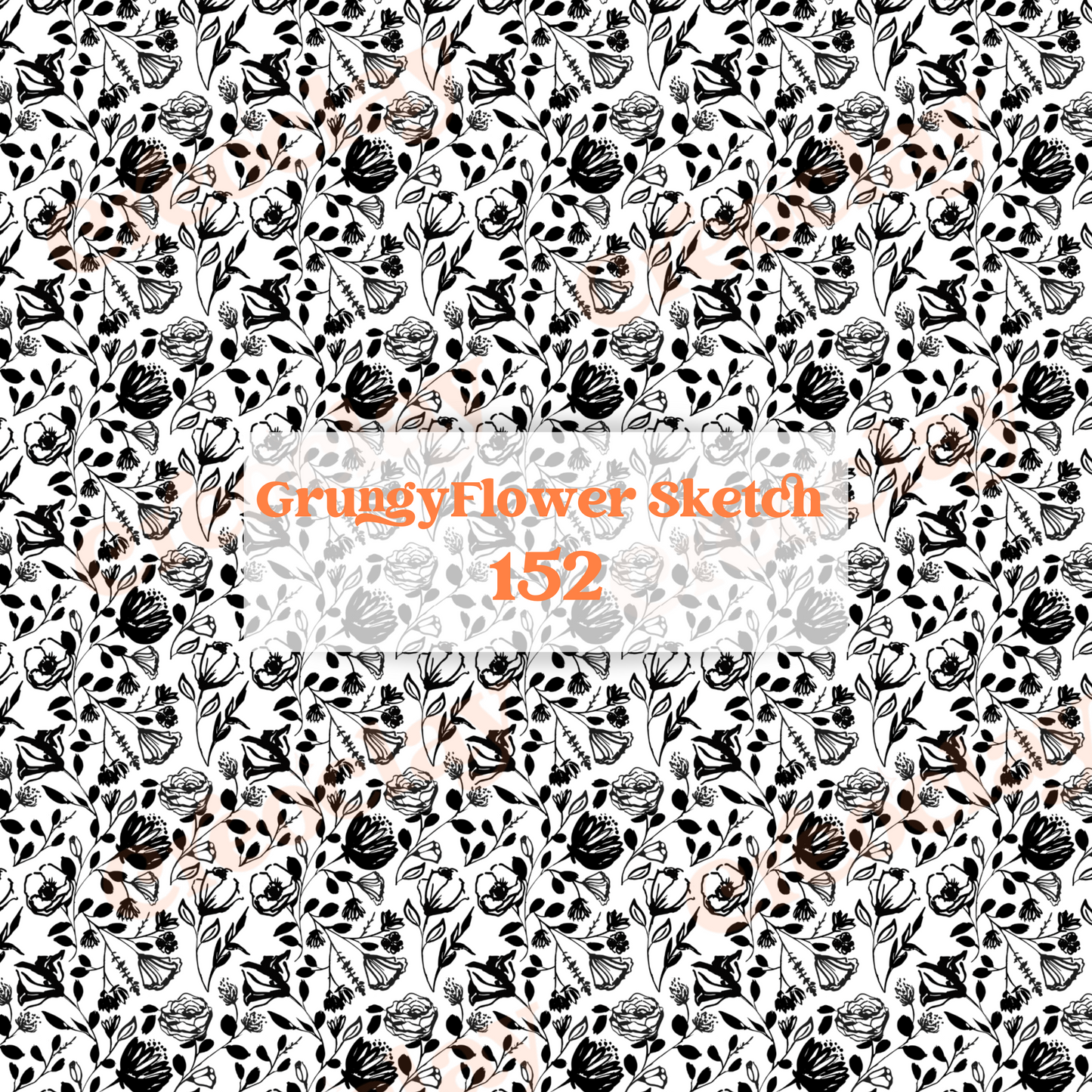 Transfer Paper 152 (Gungy Flower Sketch)