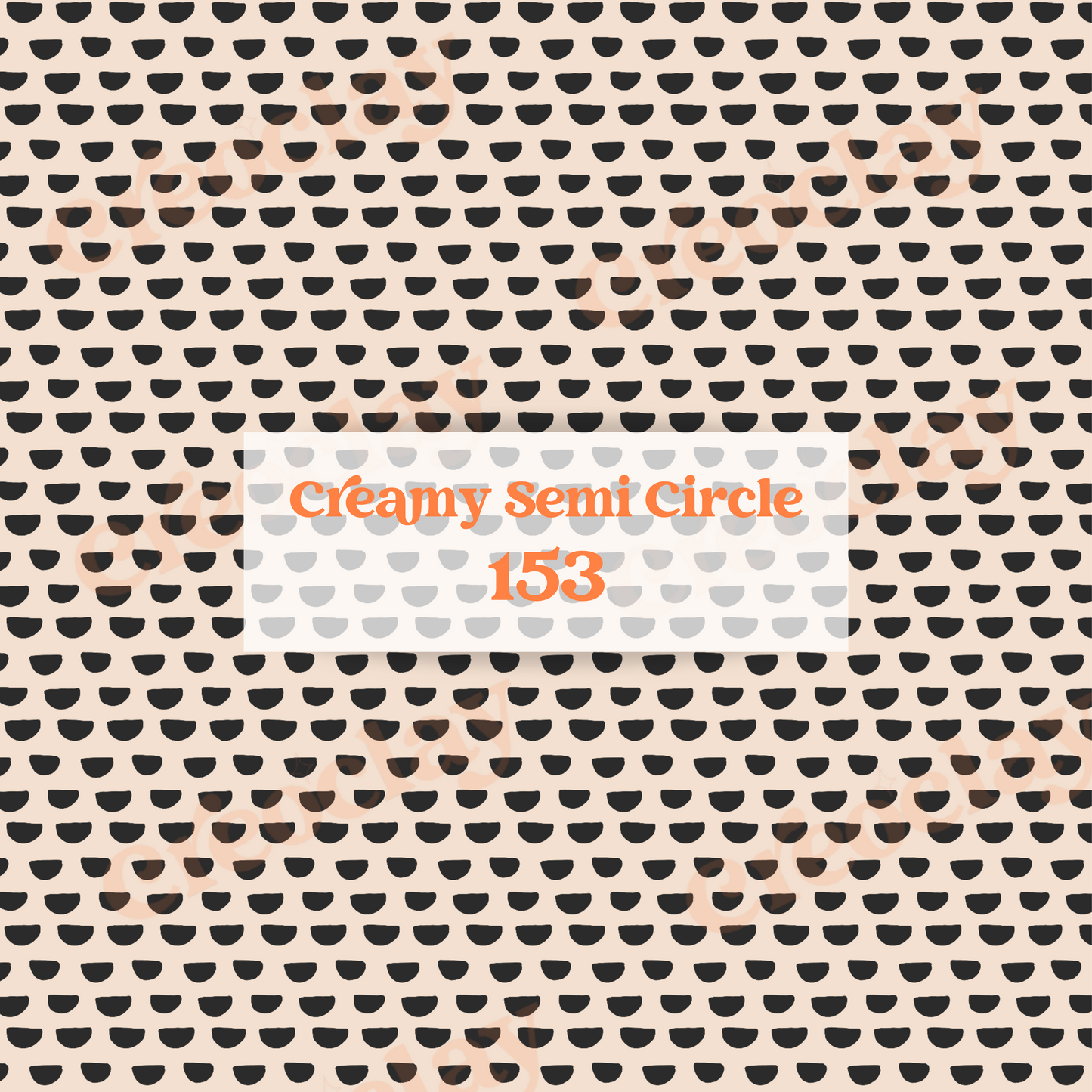 Transfer Paper 153 (Creamy Semi Circle)