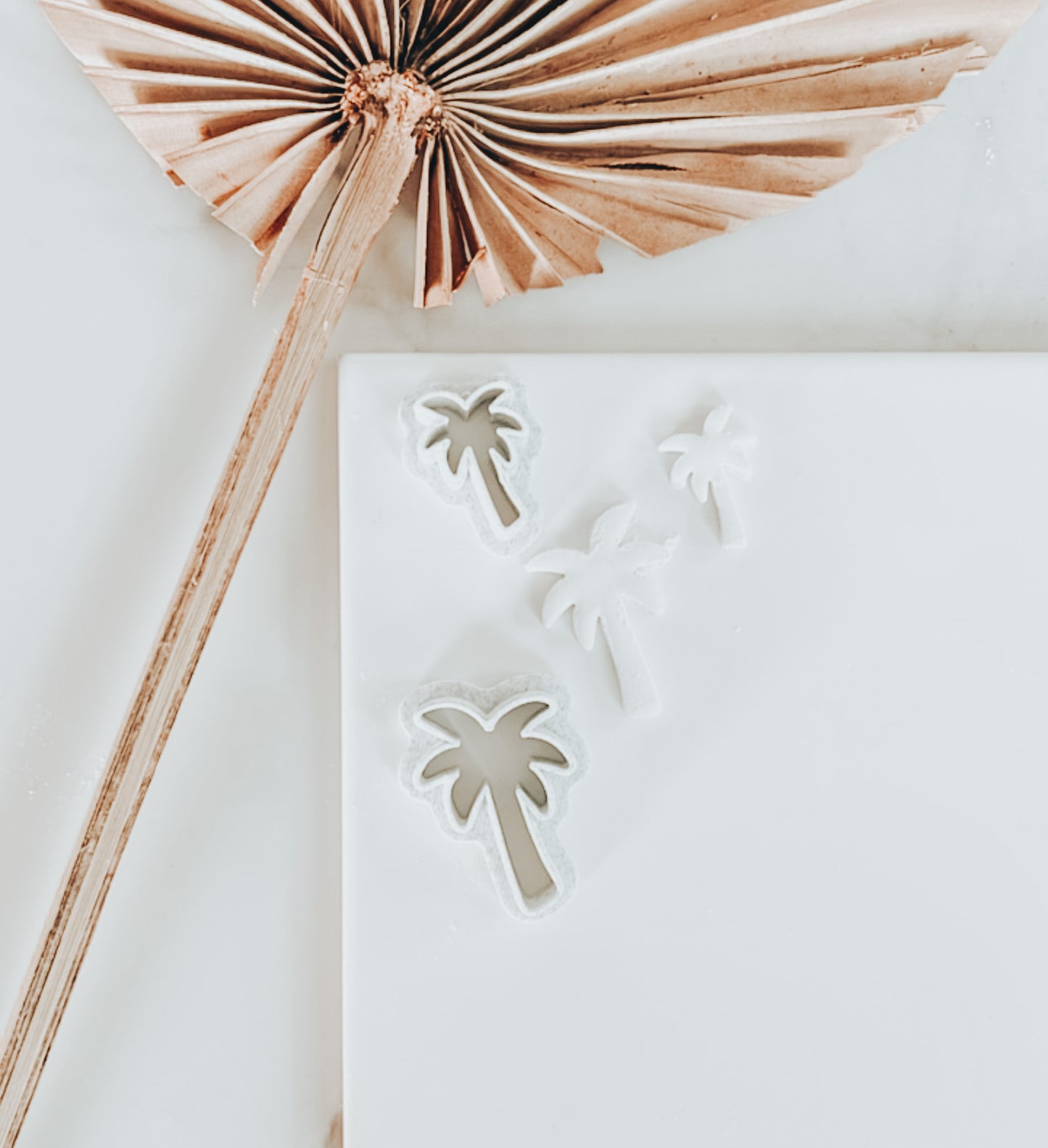 Palm Tree Beach Clay Cutter