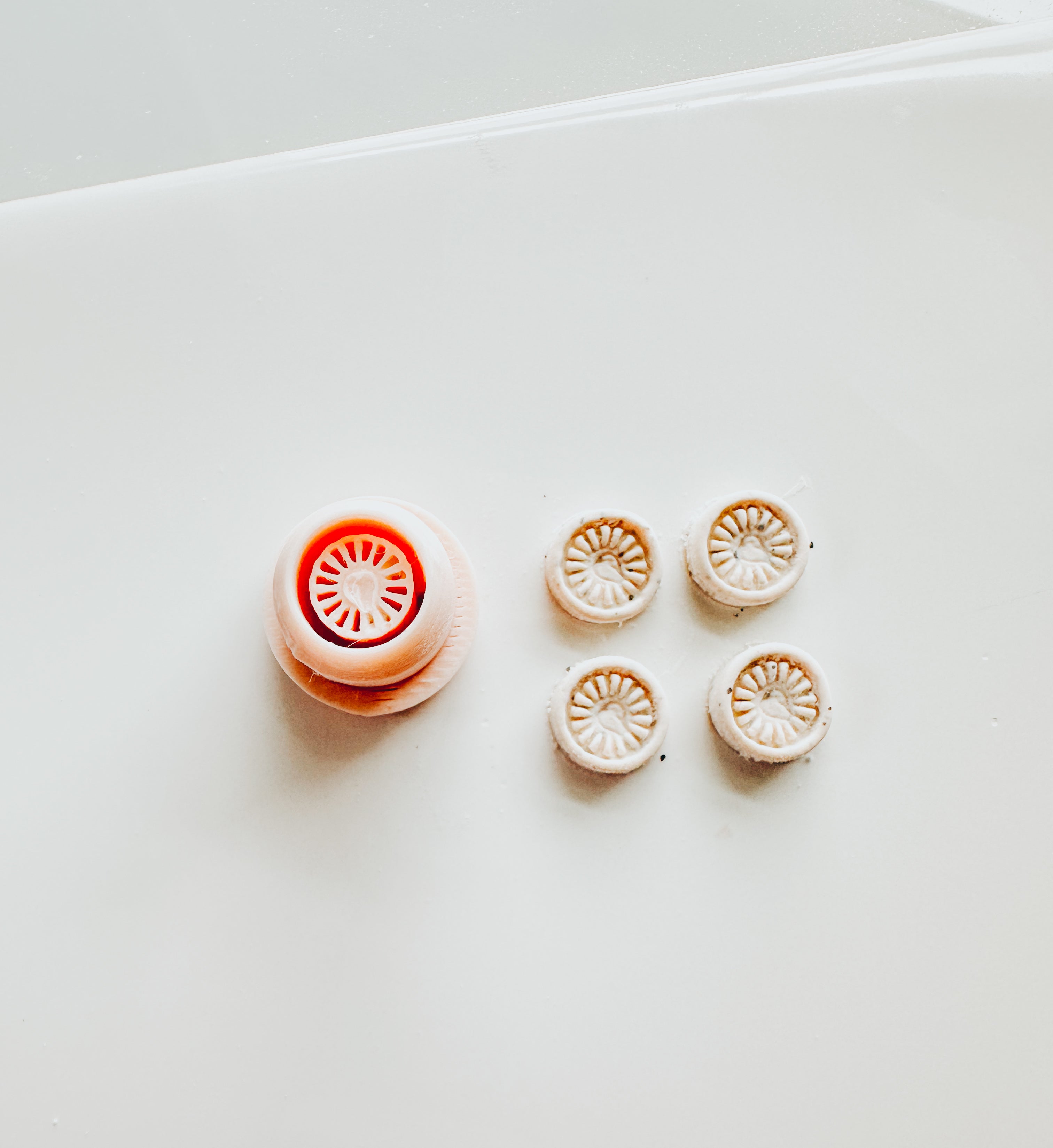 Autumn Sun Burst Stud Clay Cutter