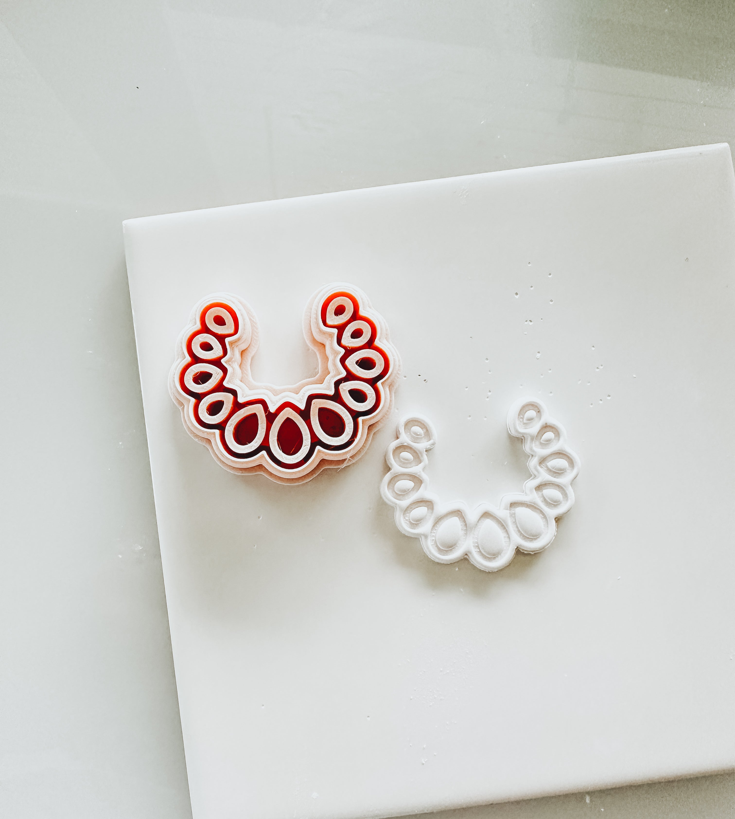 Hazel Western Squash Blossom Inspired Clay Cutter
