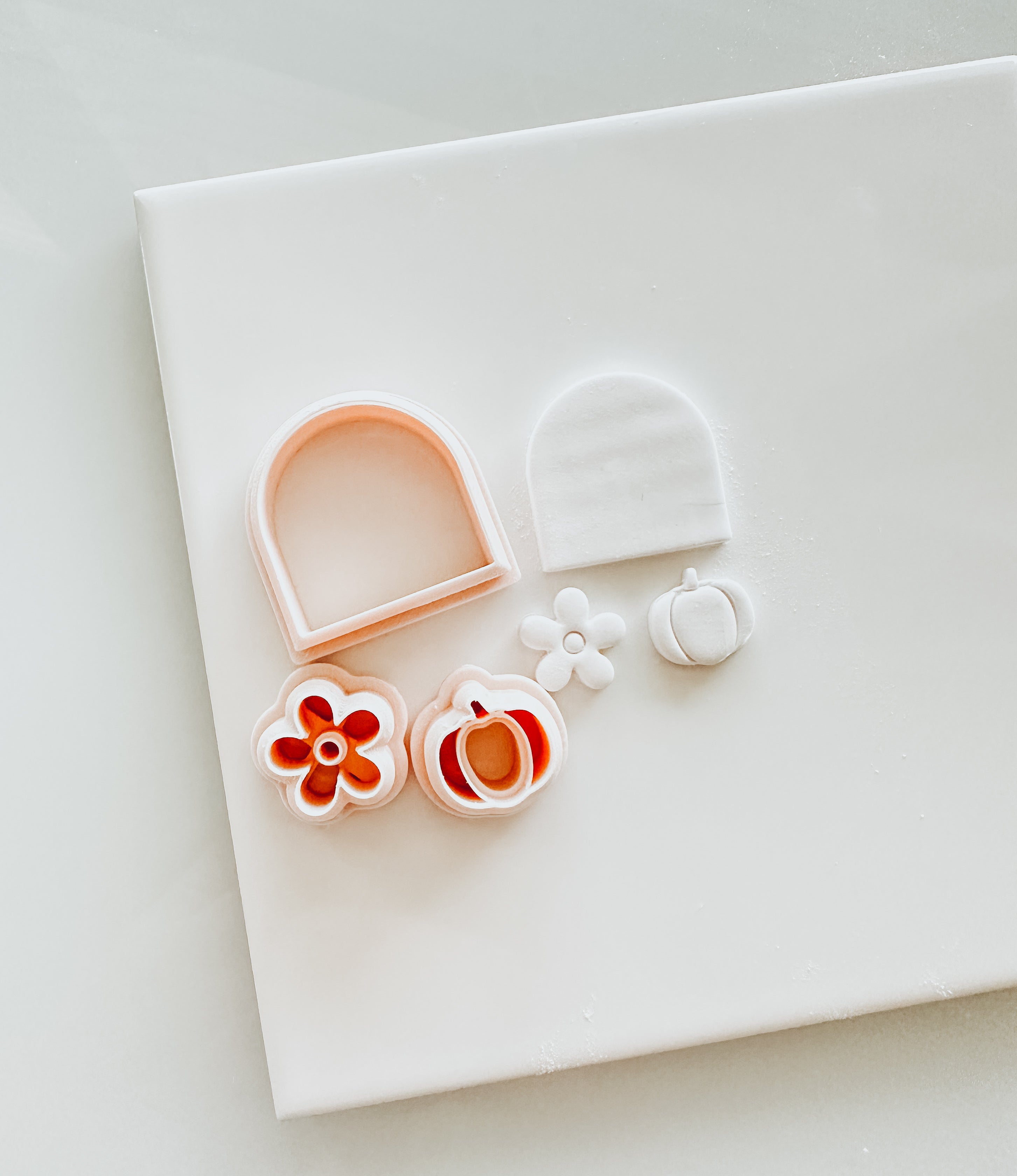 Groovy flower & Pumpkin Basic Clay Cutter Set