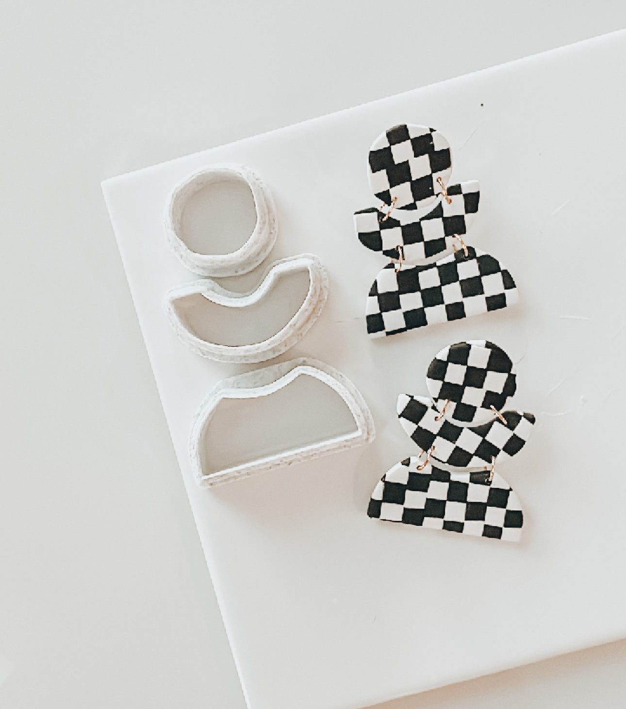 Violet 3 Piece Organic Clay Cutter