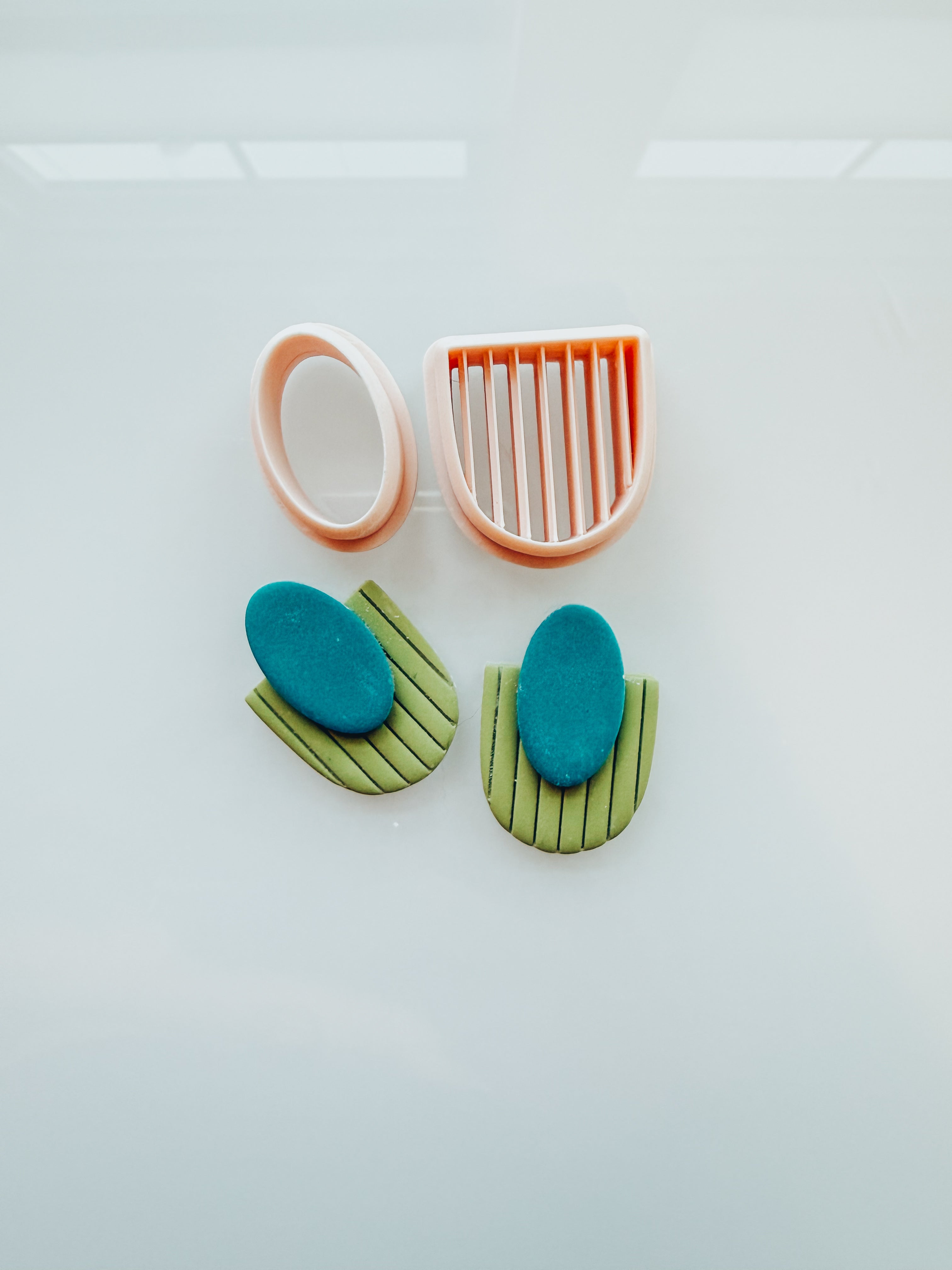 Clover 2 Piece Clay Earring Cutter Set