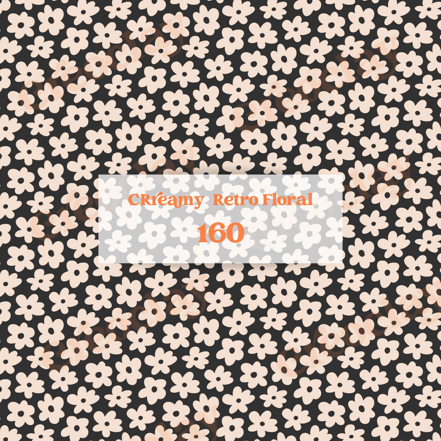 Transfer Paper 160 (Creamy Retro Floral)