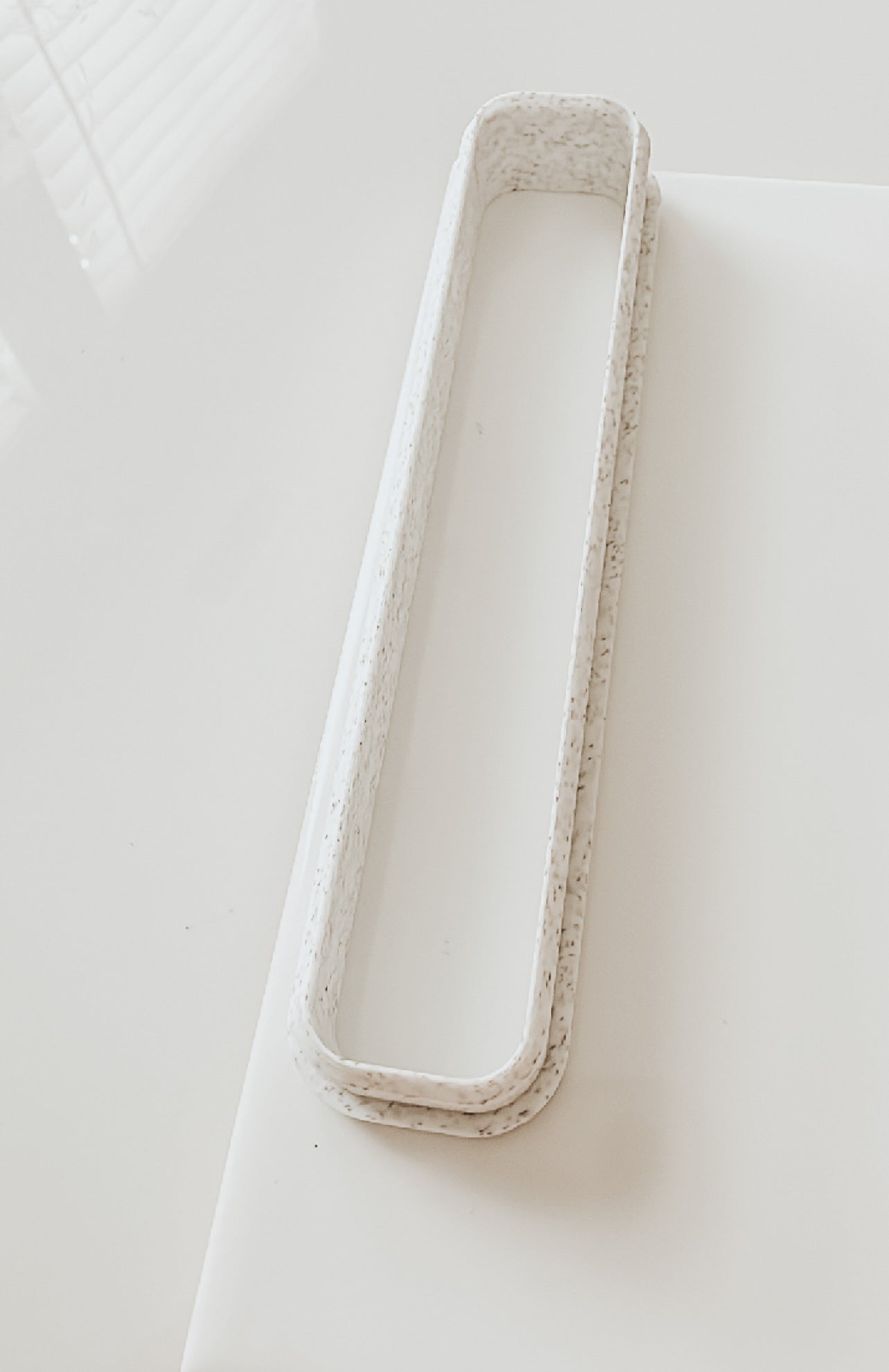 Skinny Soft Rectangle Bookmark Clay Cutter