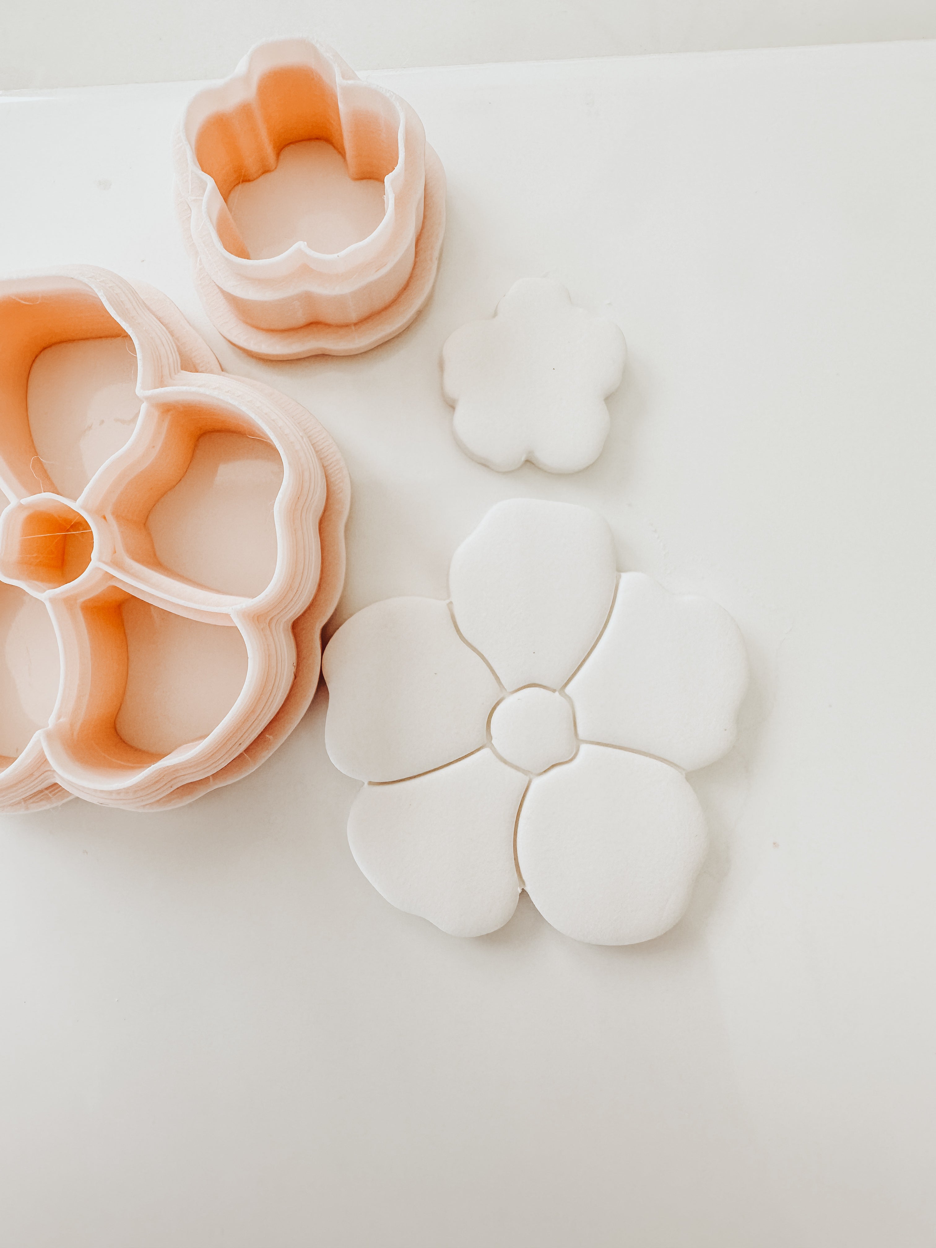 Joy Flower Clay Cutter 1.75” Total