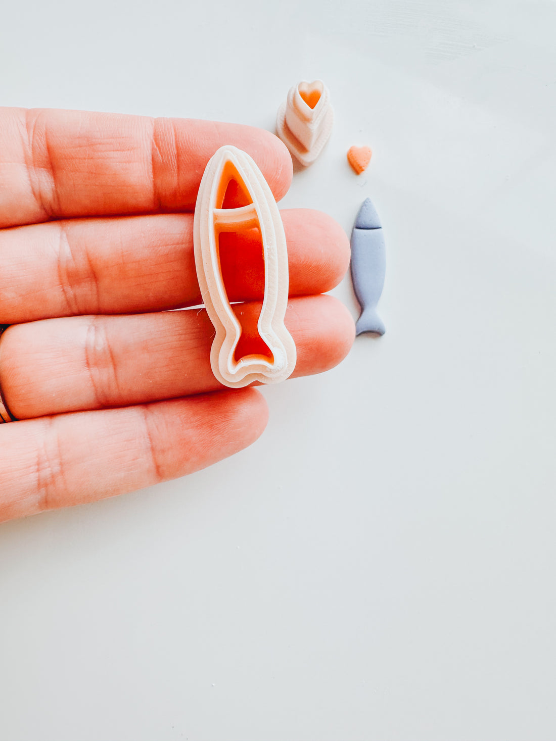Sardine & Heart Set 3 Clay Cutter