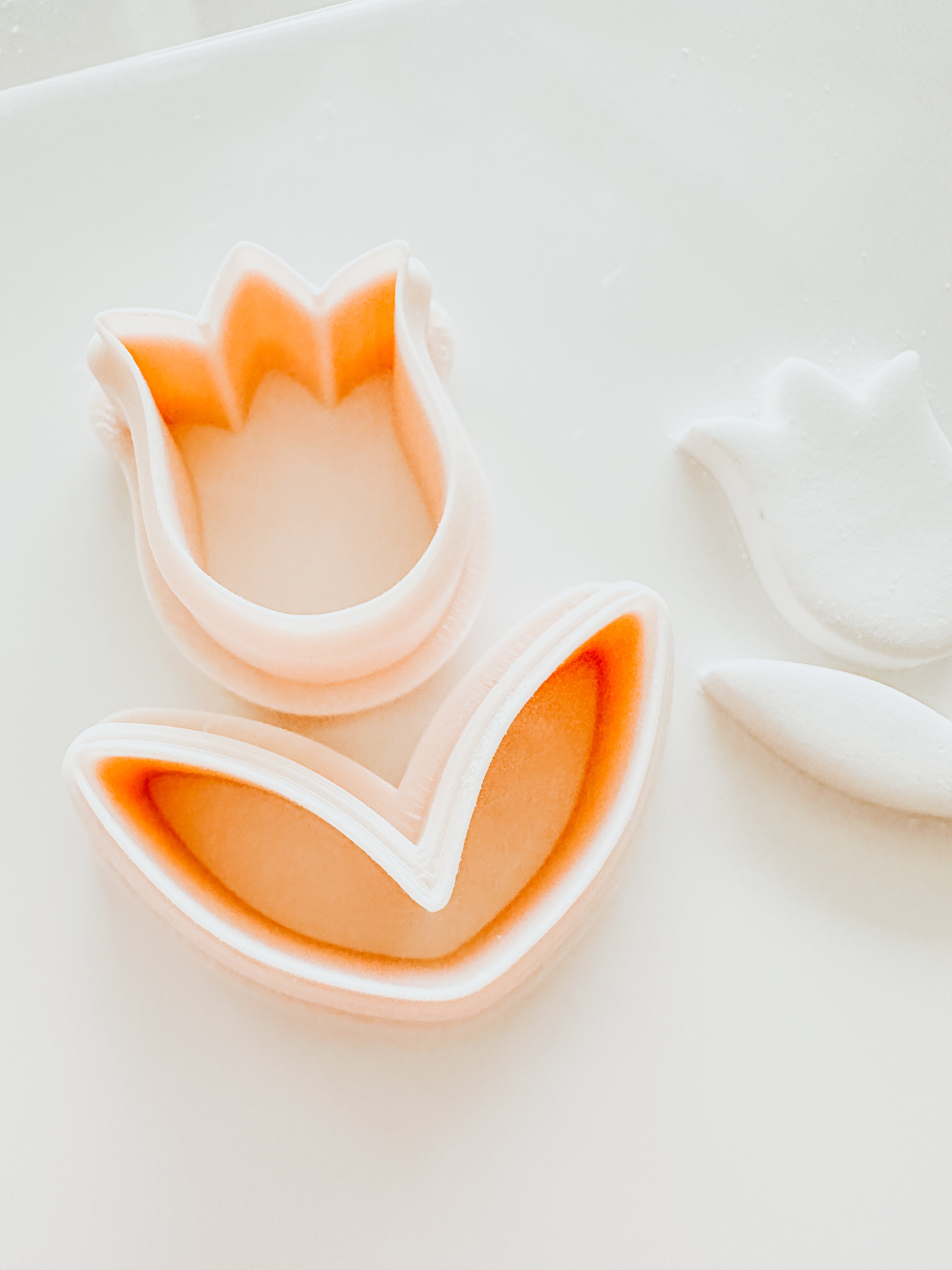 Tulip Two Piece Clay Cutter Set