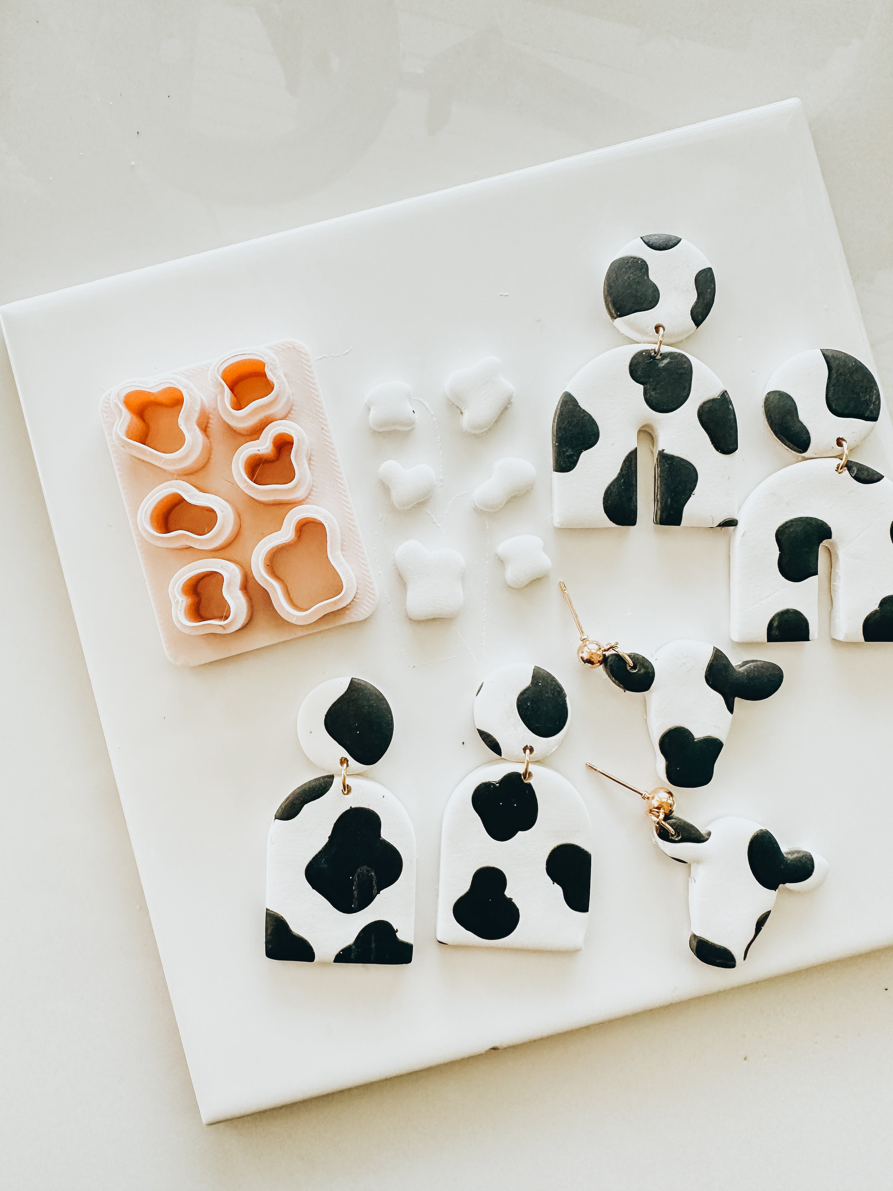 Cow Print Clay Cutter