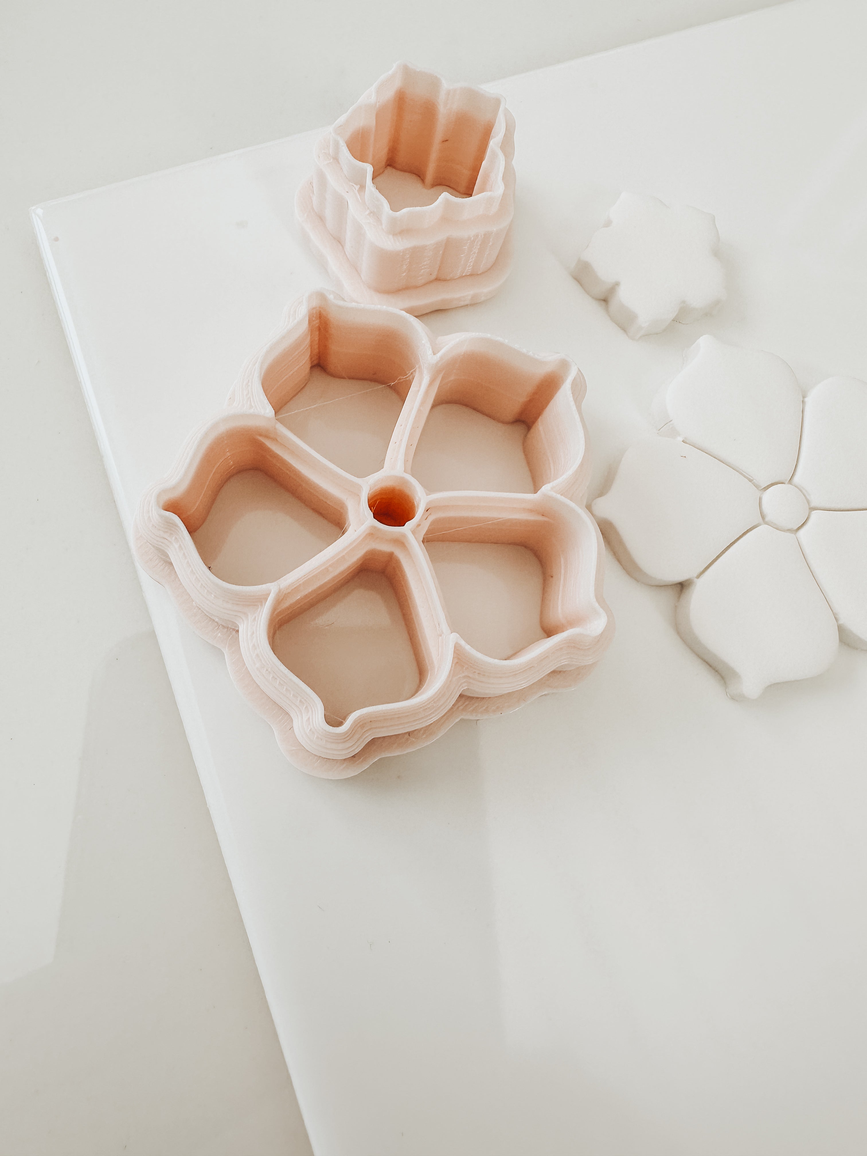 Gwen Flower Clay Cutter 1.75” Total
