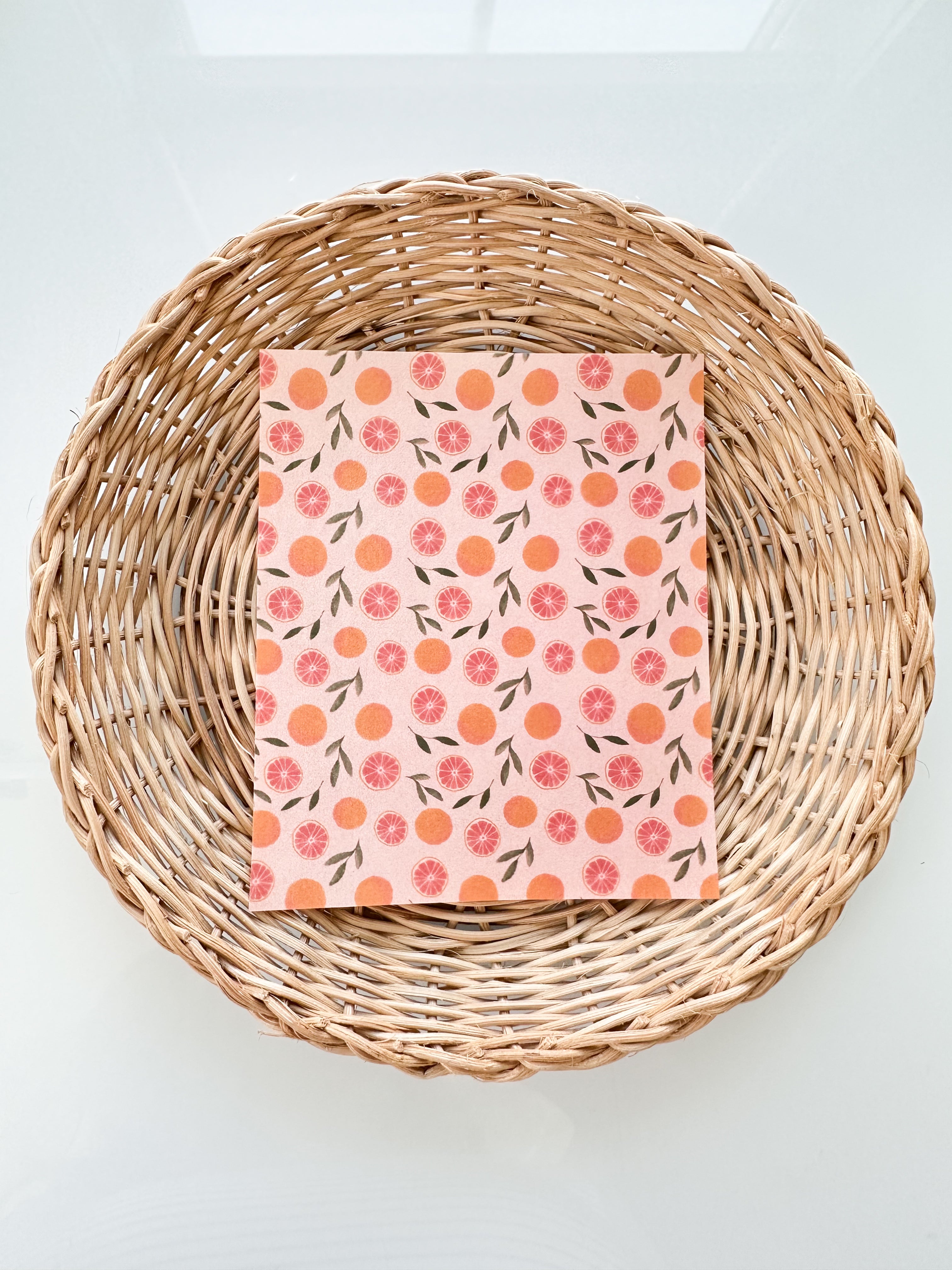 Summer 36 Pink Grapefruit Transfer Paper