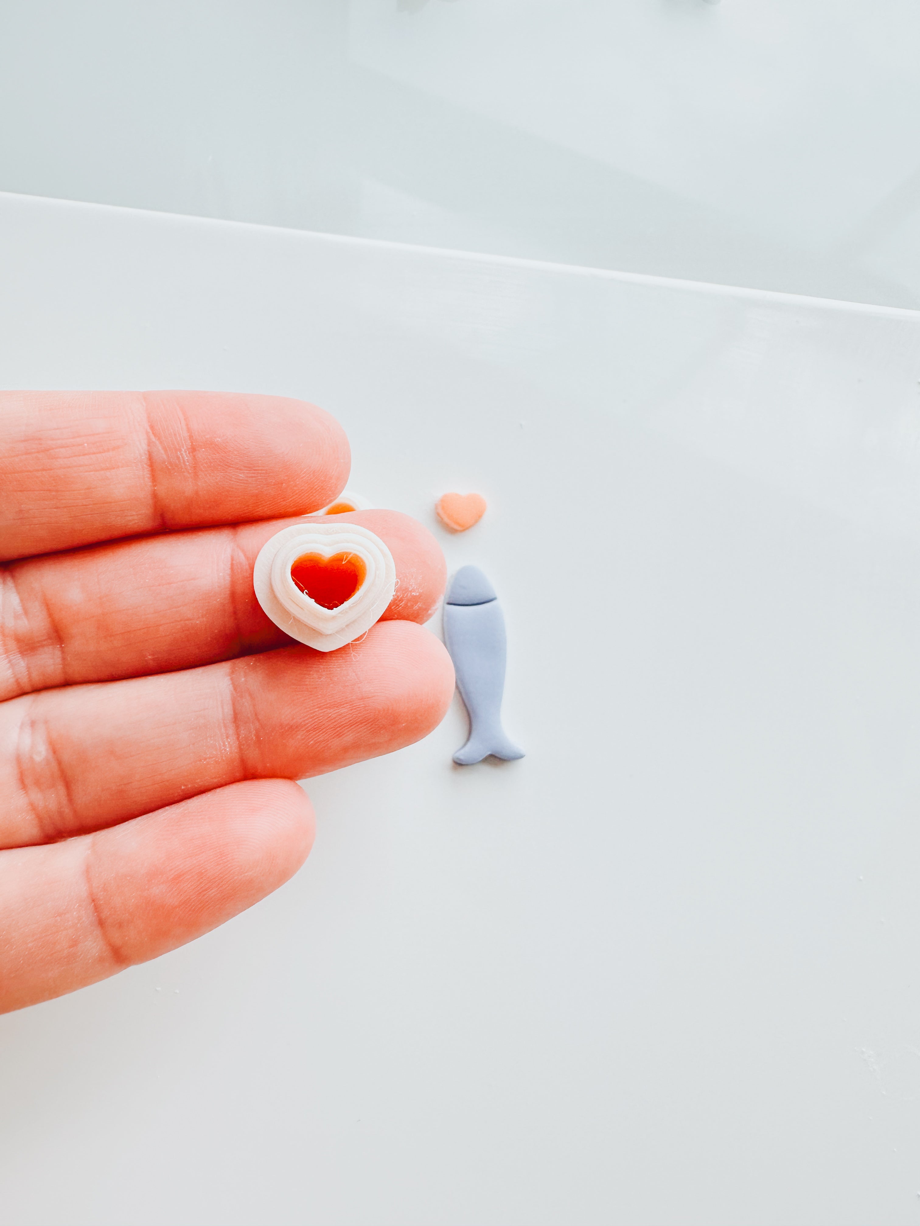 Sardine & Heart Set 2 Clay Cutter
