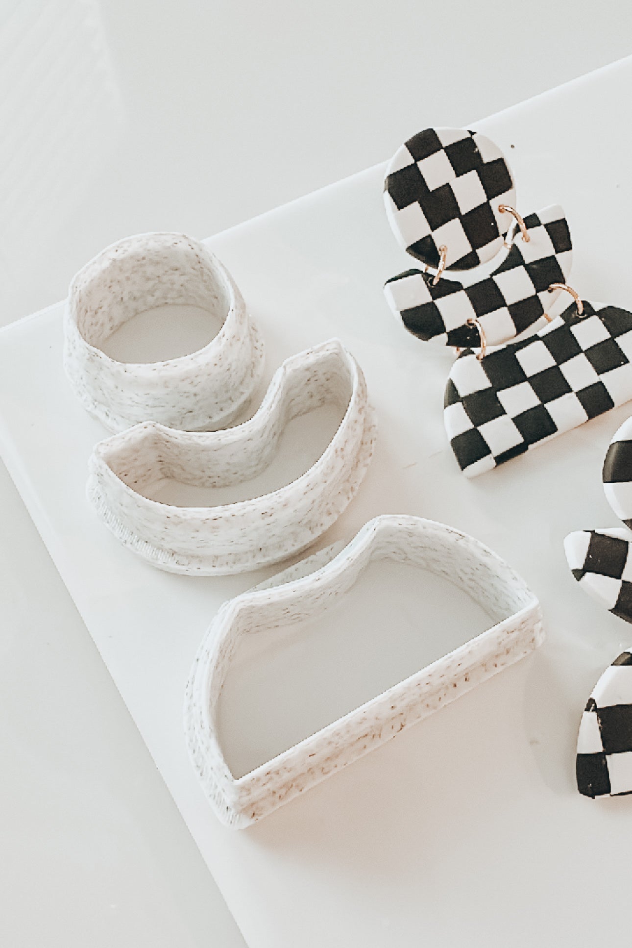 Violet 3 Piece Organic Clay Cutter