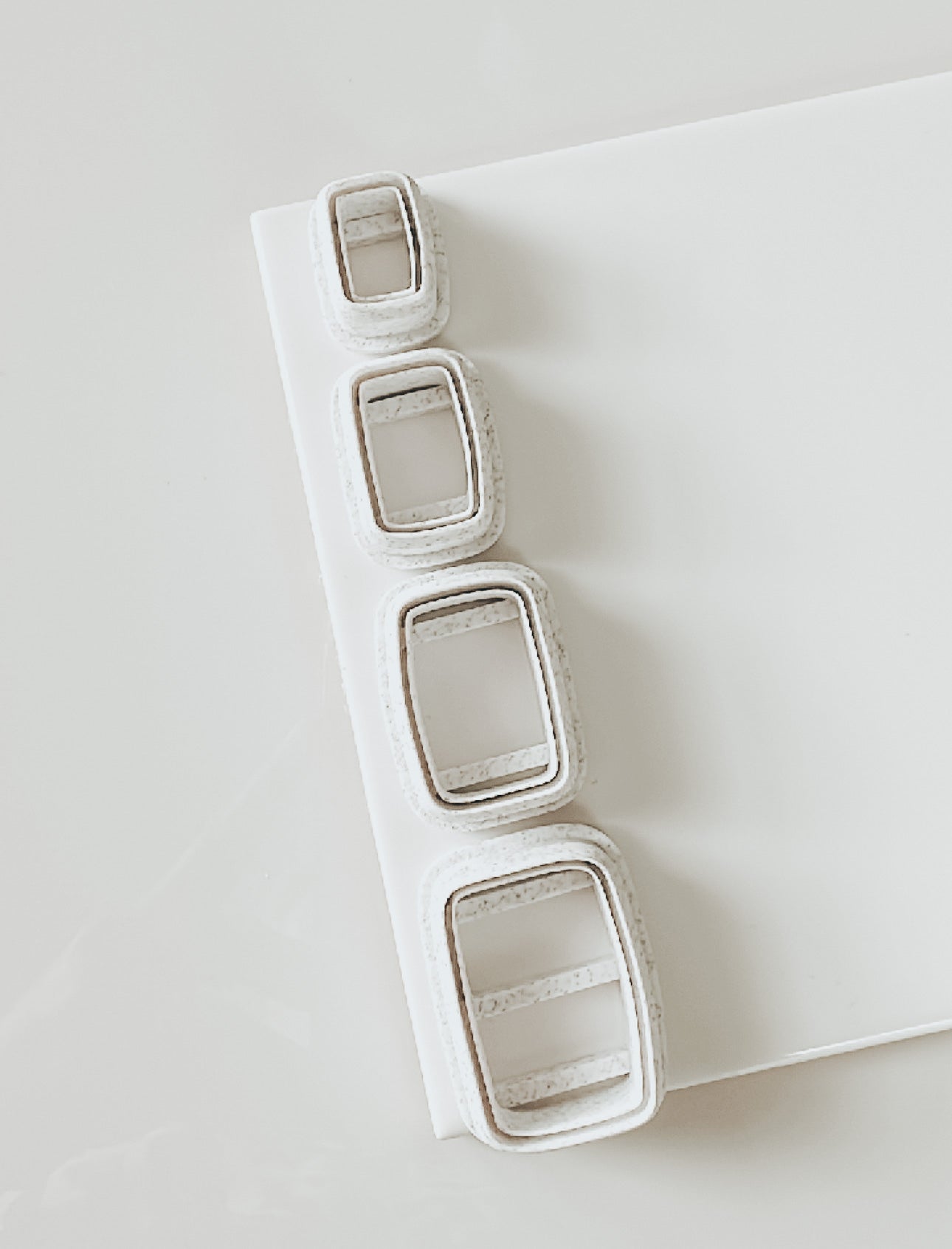 Basil Organic Embossed Square Clay Cutter