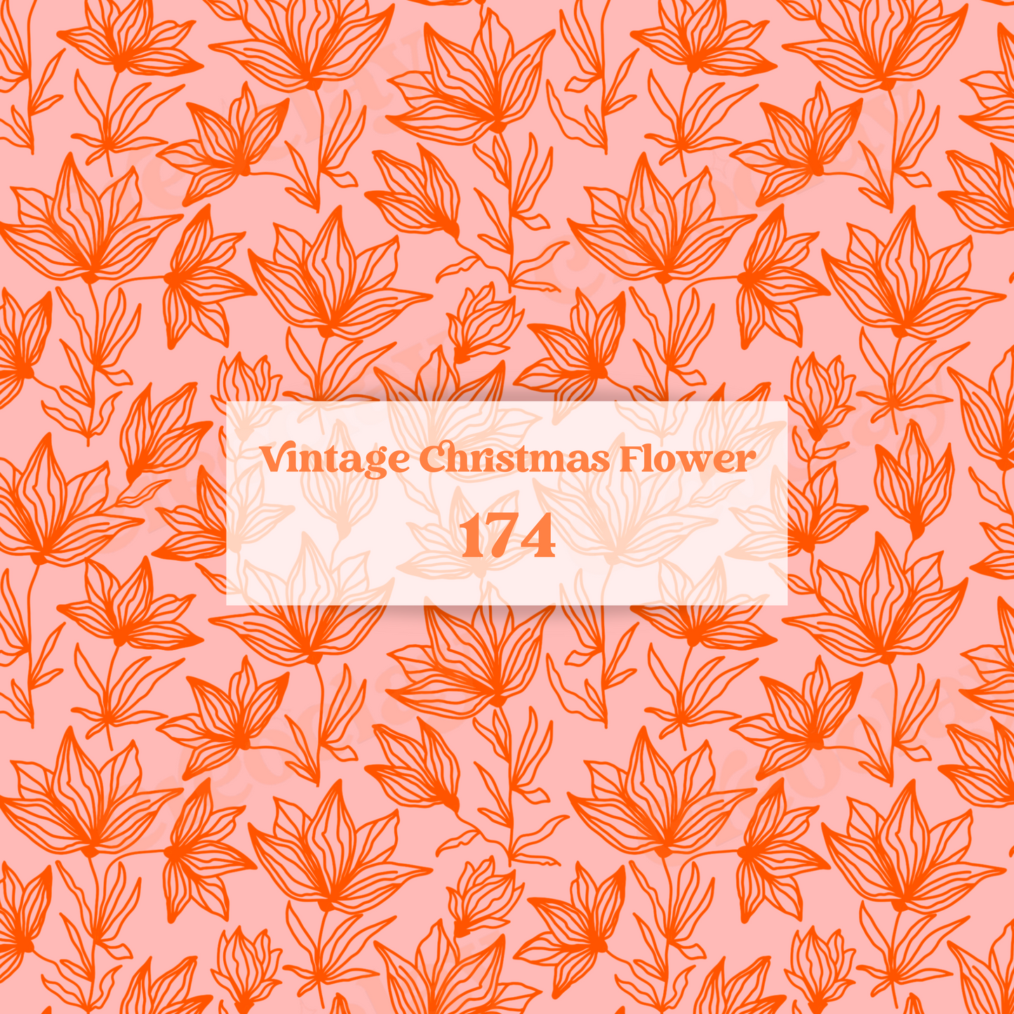 Transfer Paper 174 (Vintage Christmas Flower)