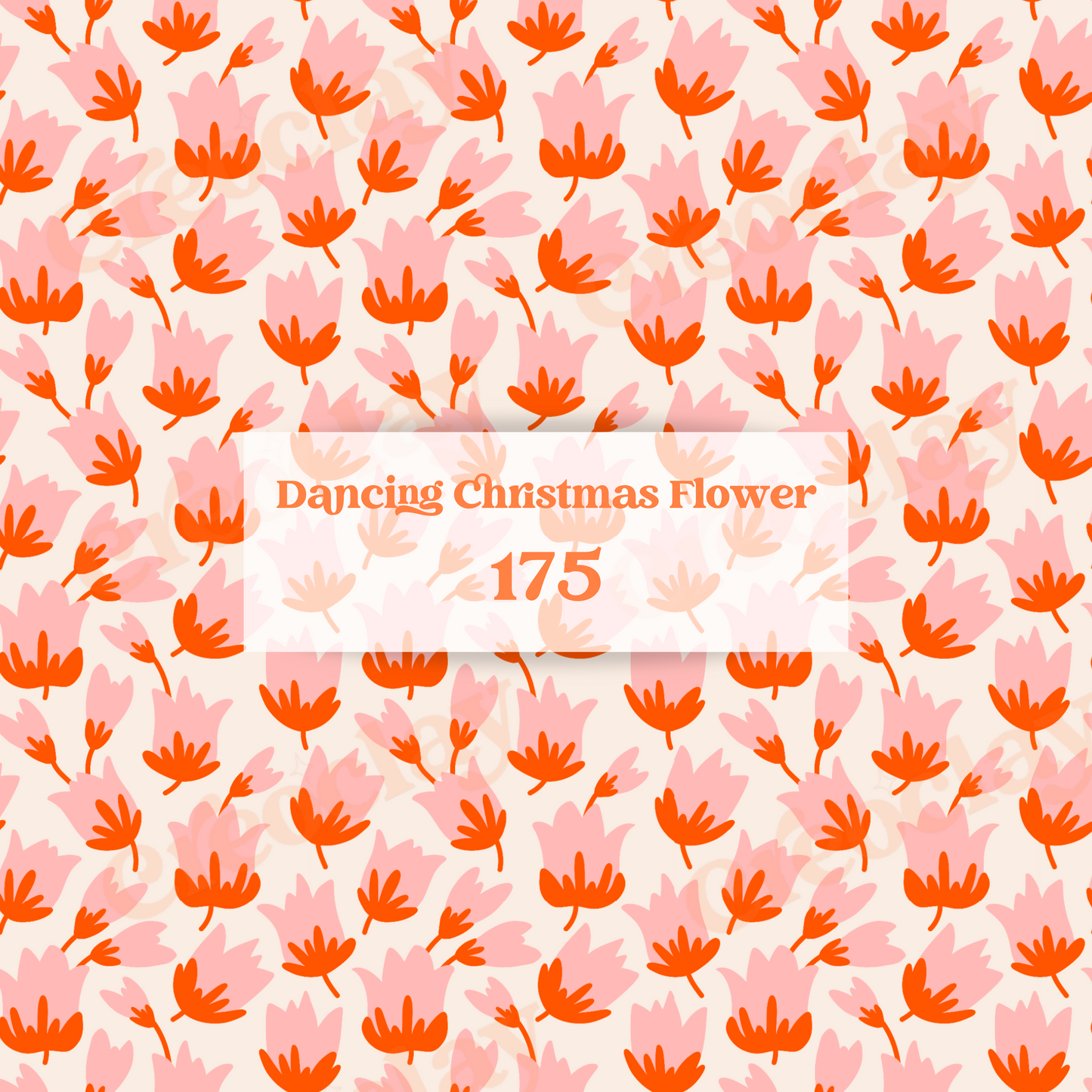 Transfer Paper 175 (Dancing Christmas Flower)