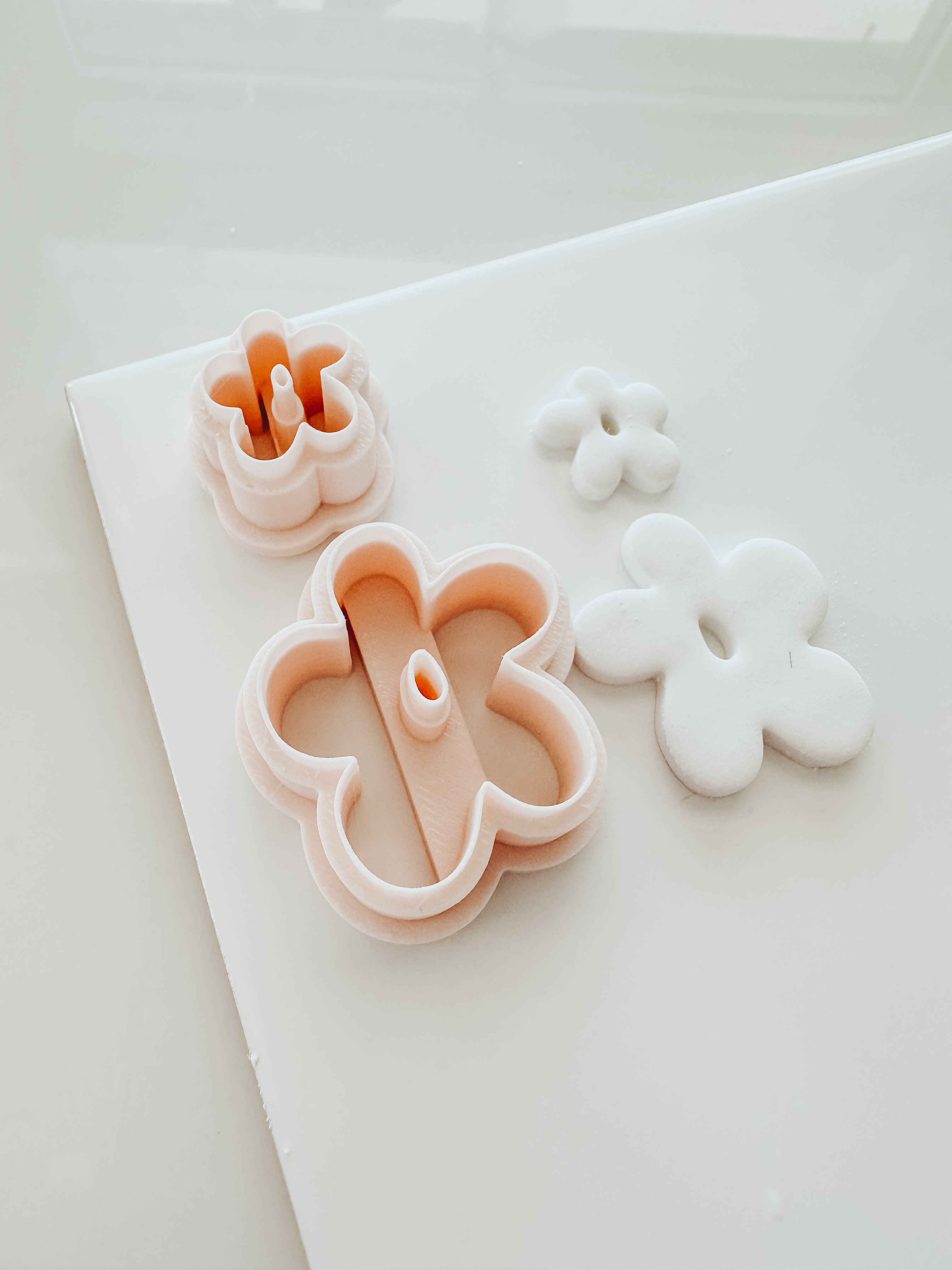 Jasmine Flower Clay Cutter 2 Piece Set
