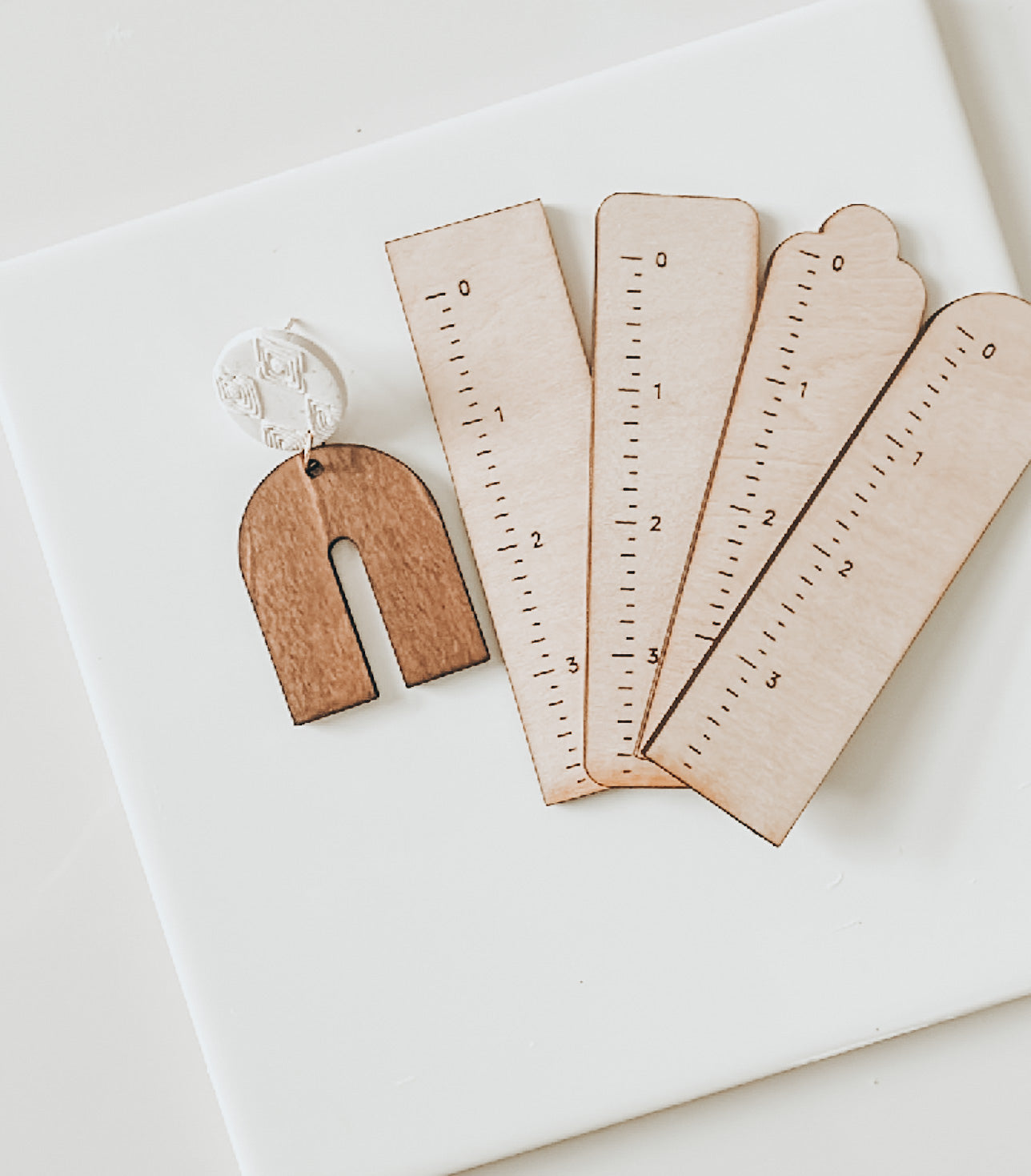 Wooden Jewelry Rulers