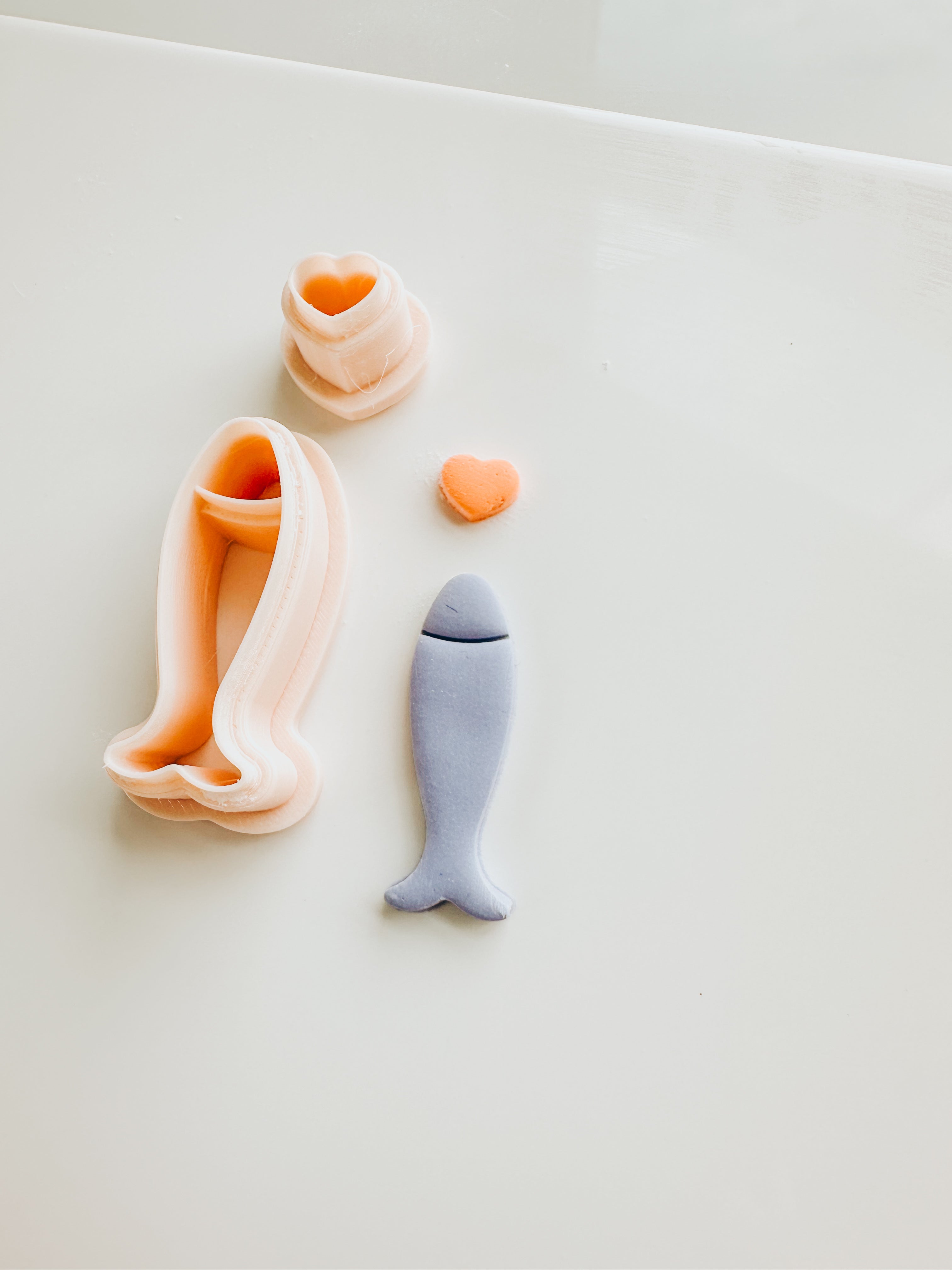 Sardine & Heart Set 2 Clay Cutter