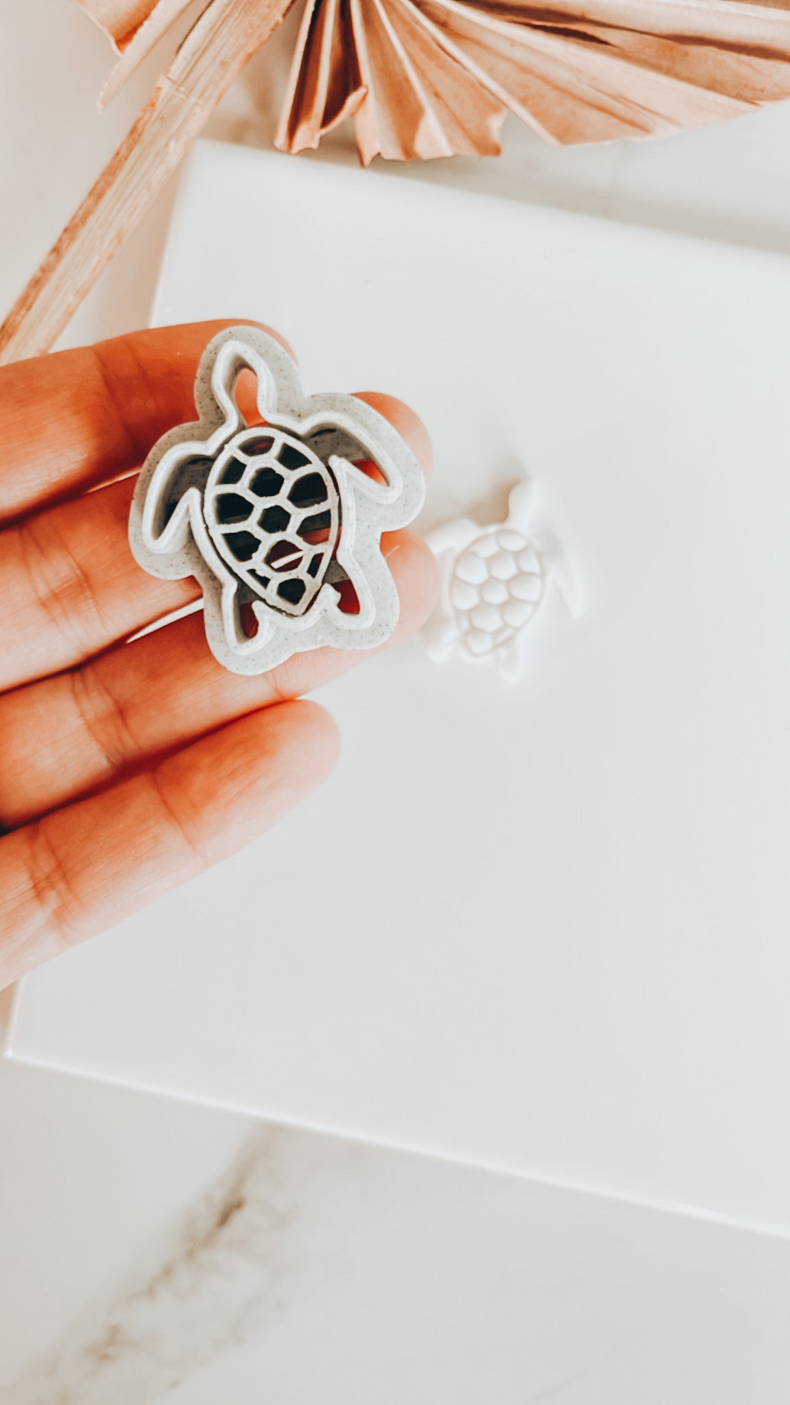 Turtle Clay Cutter for Polymer Clay Earrings