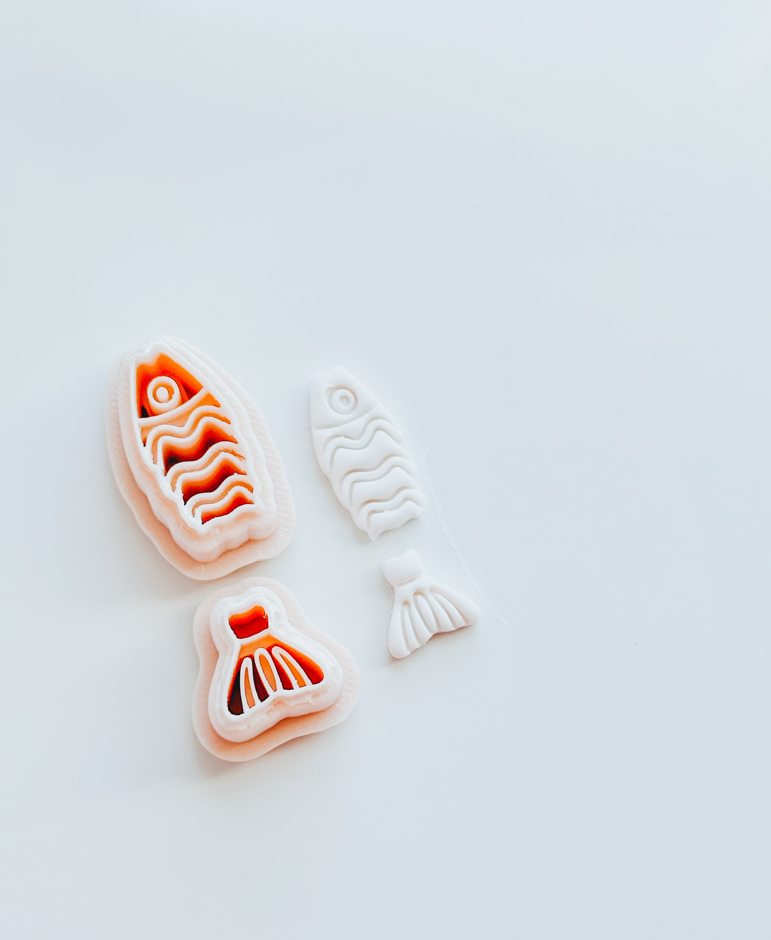Summer Fish 2 PIECE Clay Cutter