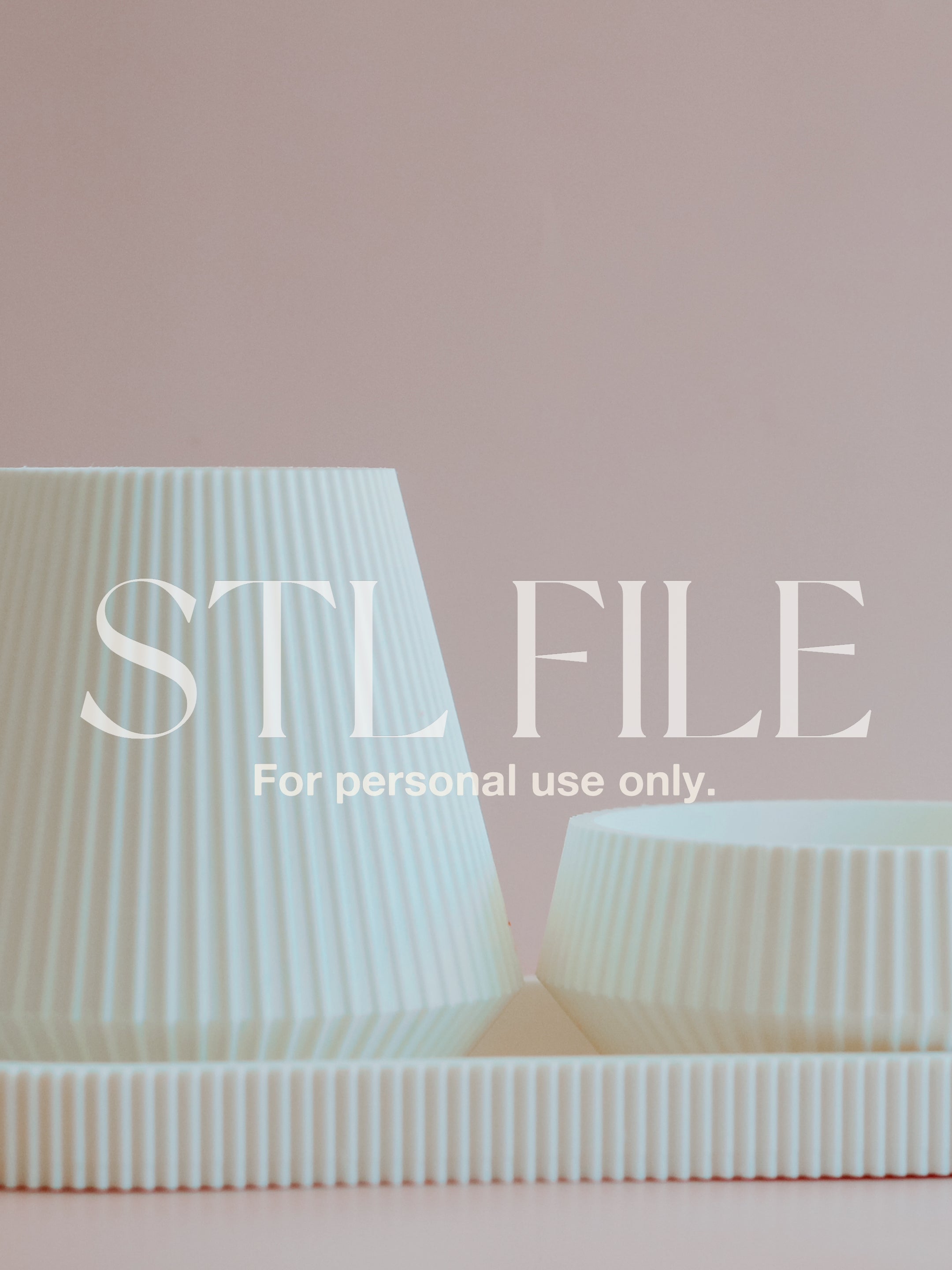 Modern Tray & Bowl STL File For 3d Printing