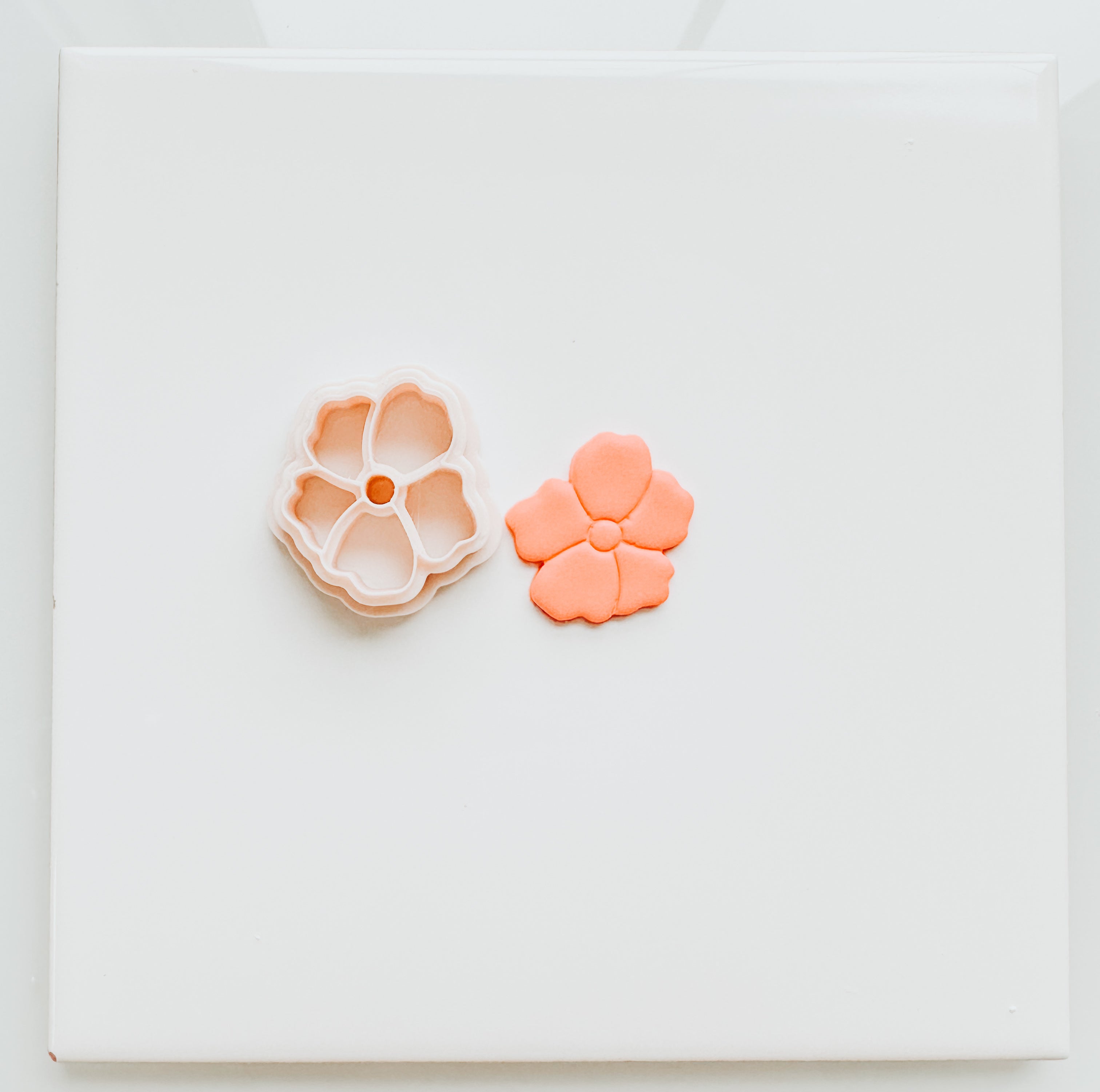 Joy Flower 1.0” 2 Piece Set Clay Cutter