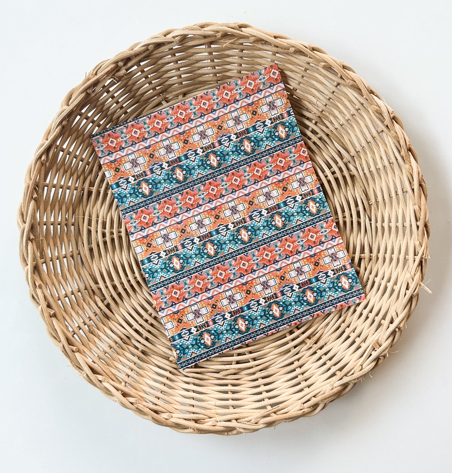 225 Blue Boho Tribal Transfer Paper