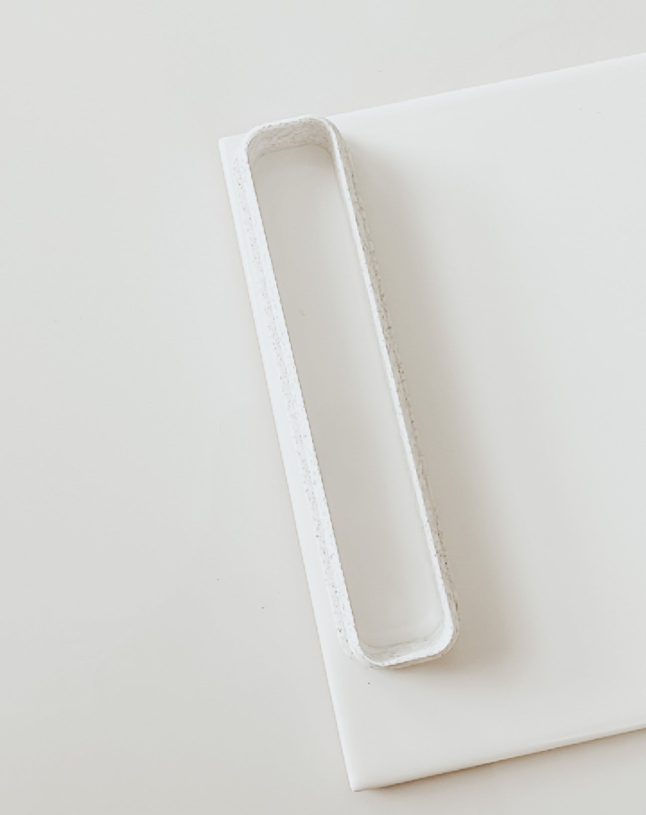 Skinny Soft Rectangle Bookmark Clay Cutter