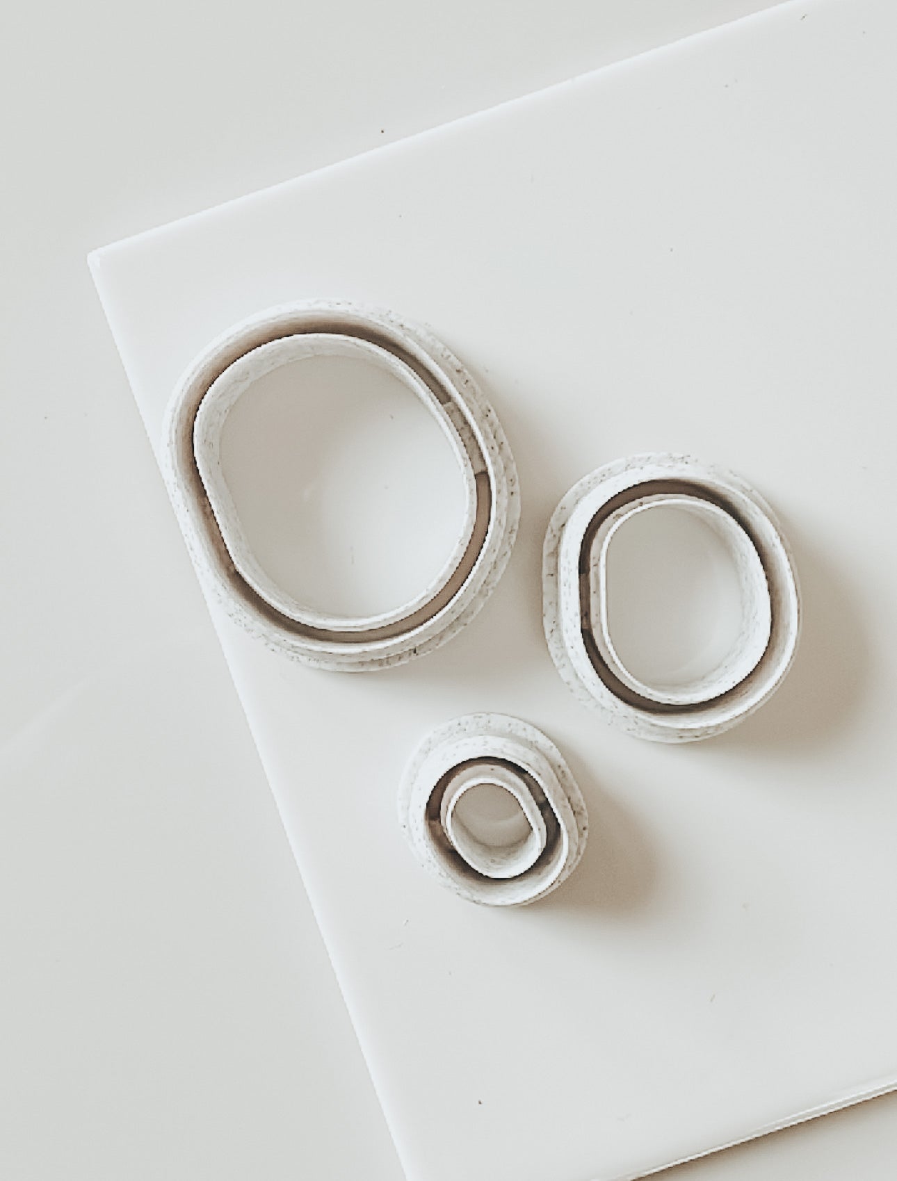 Organic Skinny Circle Clay Cutter