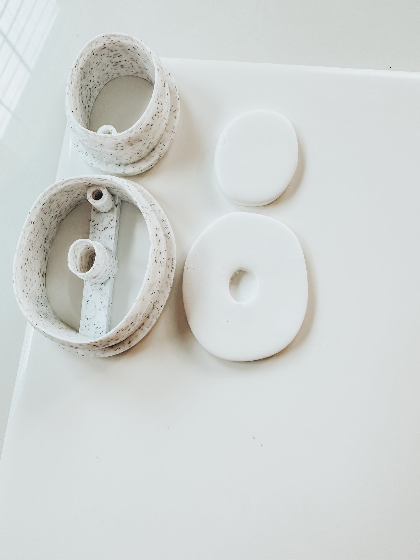 Olive Clay Cutter 2.50" With Hole Guides