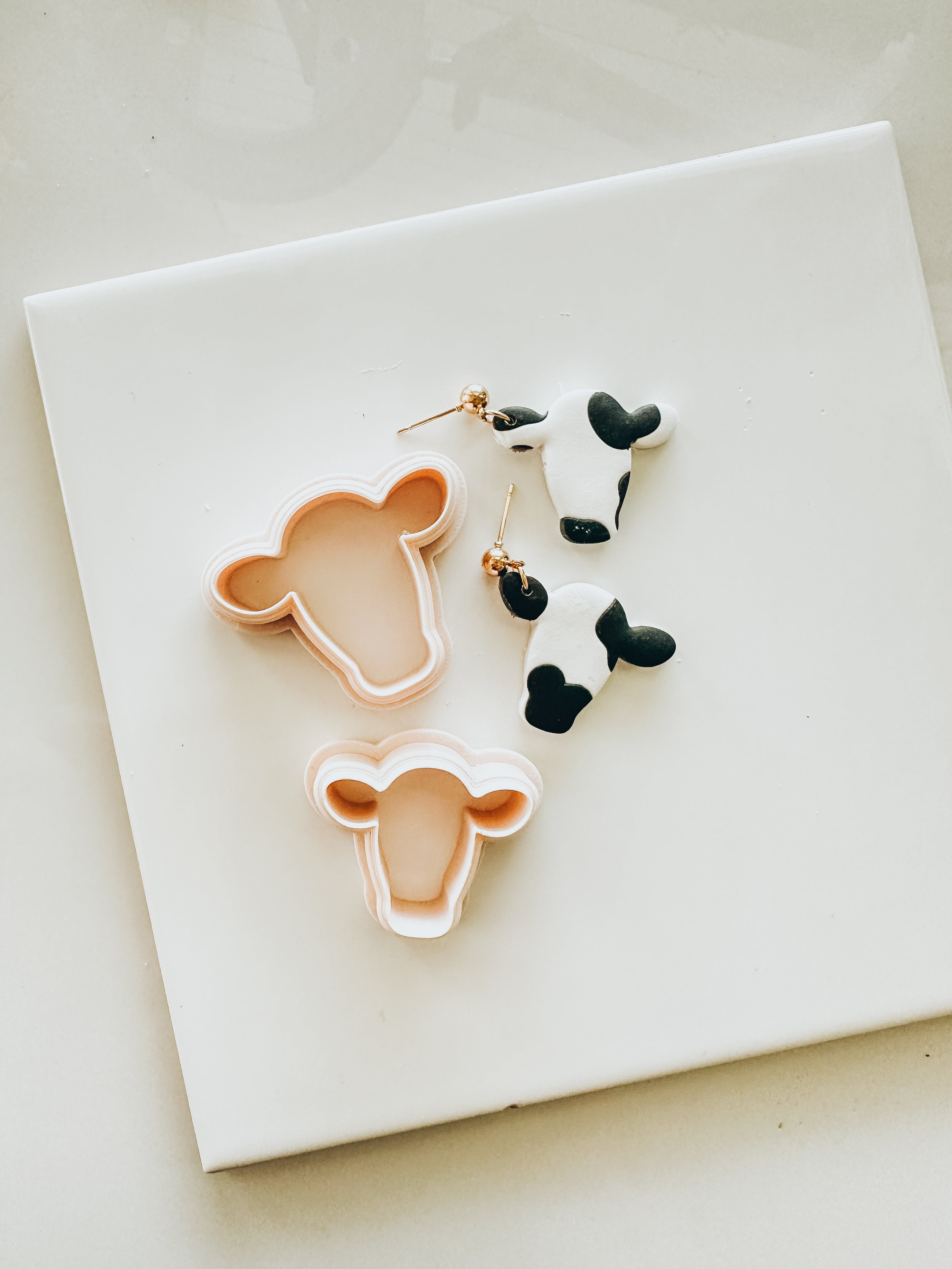 Anniversary Cow Clay Cutter