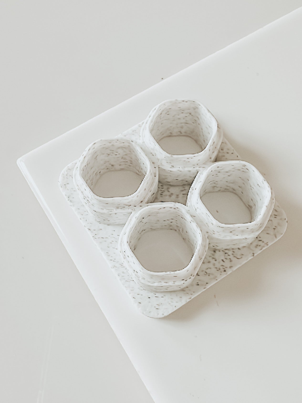Basics Slab Clay Cutter - Soft Hexagon