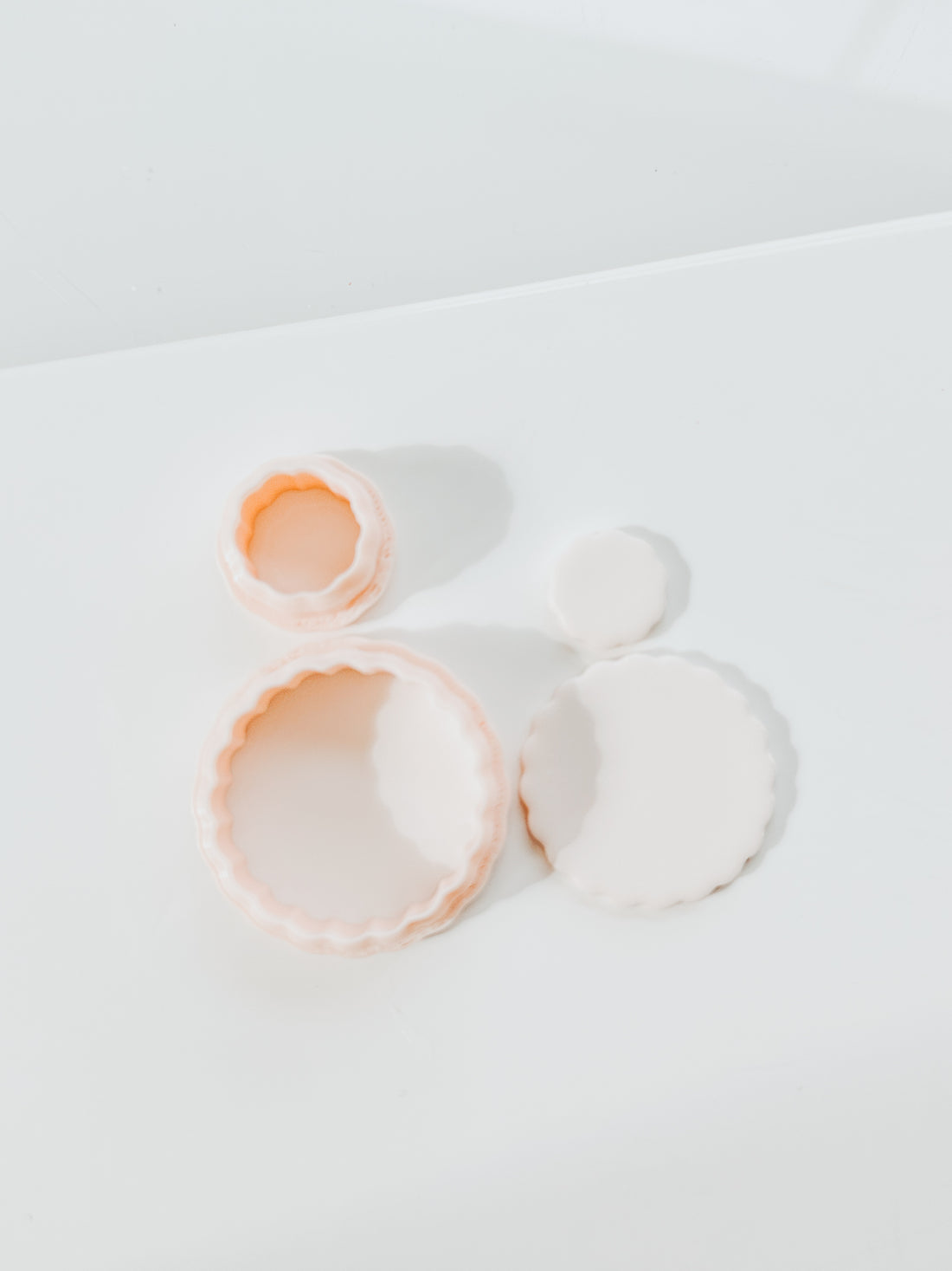 Scallop Circle Polymer Clay Earring Cutter Set