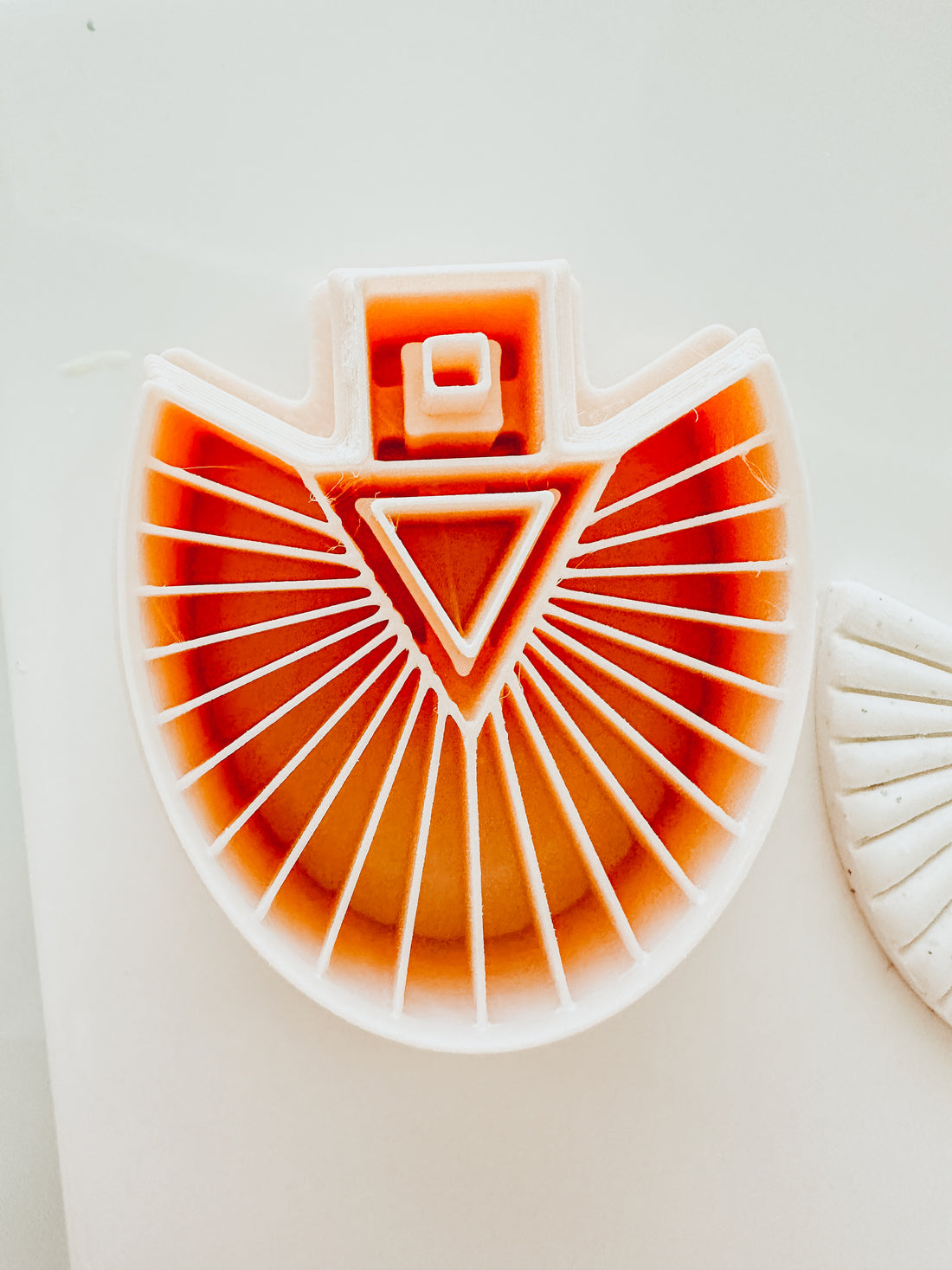 Elmina (Small Square Top) Embossed Clay Cutter