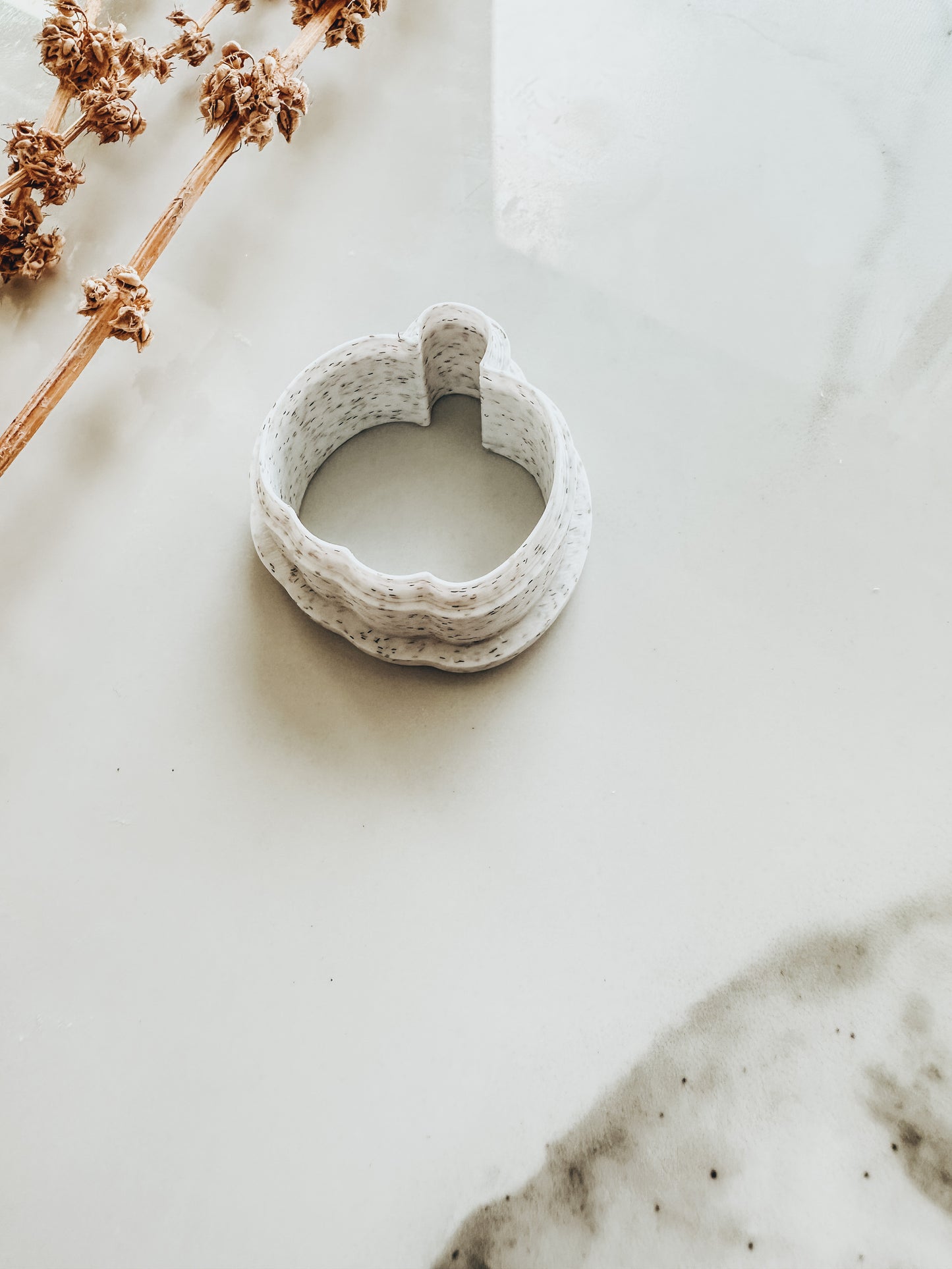 Chubby Pumpkin Outline Clay Cutter