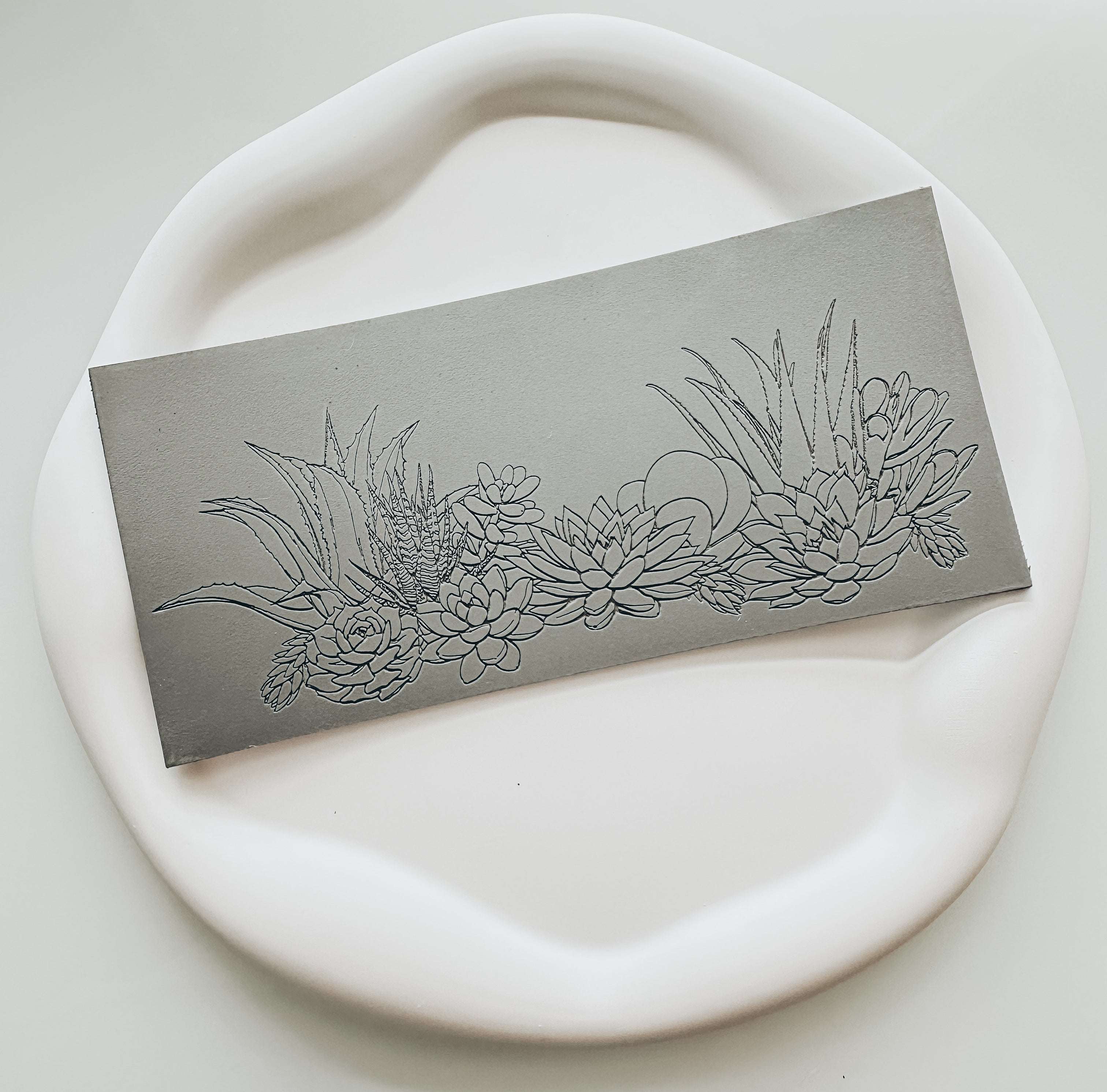 Wide Succulent Texture Mat - Fine Line Succulents