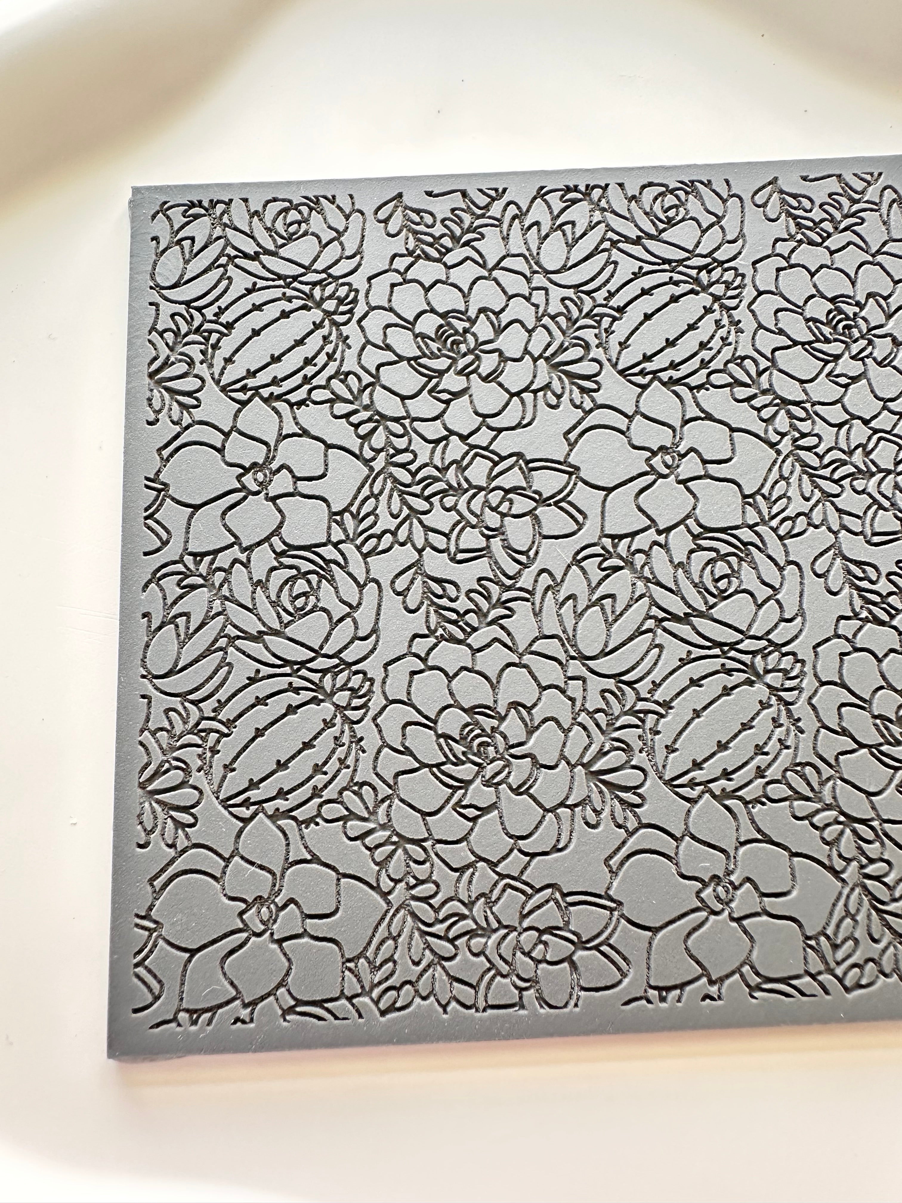 Succulent Texture Mat