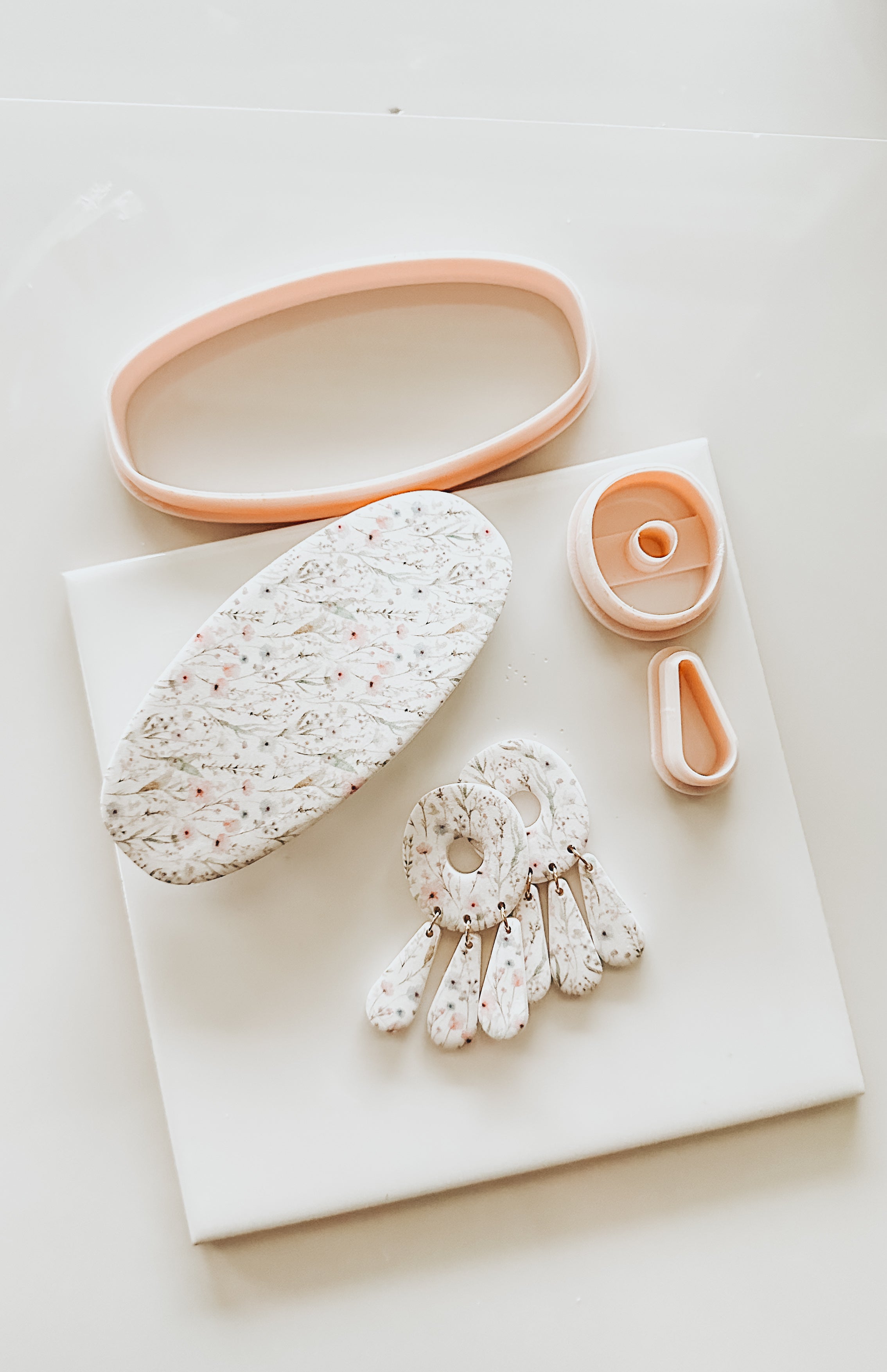 Large Oval Barrette Clay Cutter