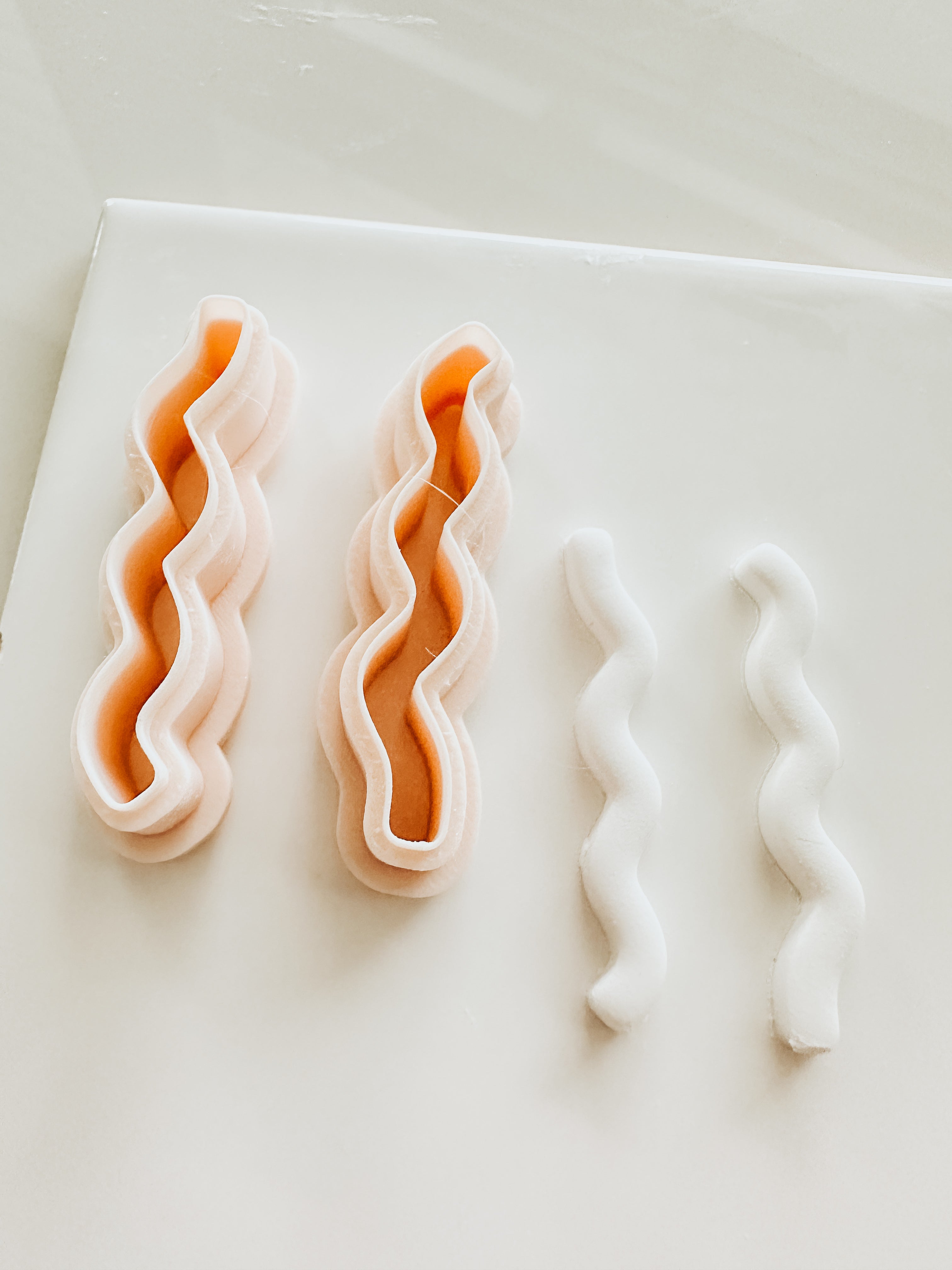 Drift Squiggle Mirrored Two Piece Clay Cutter Set