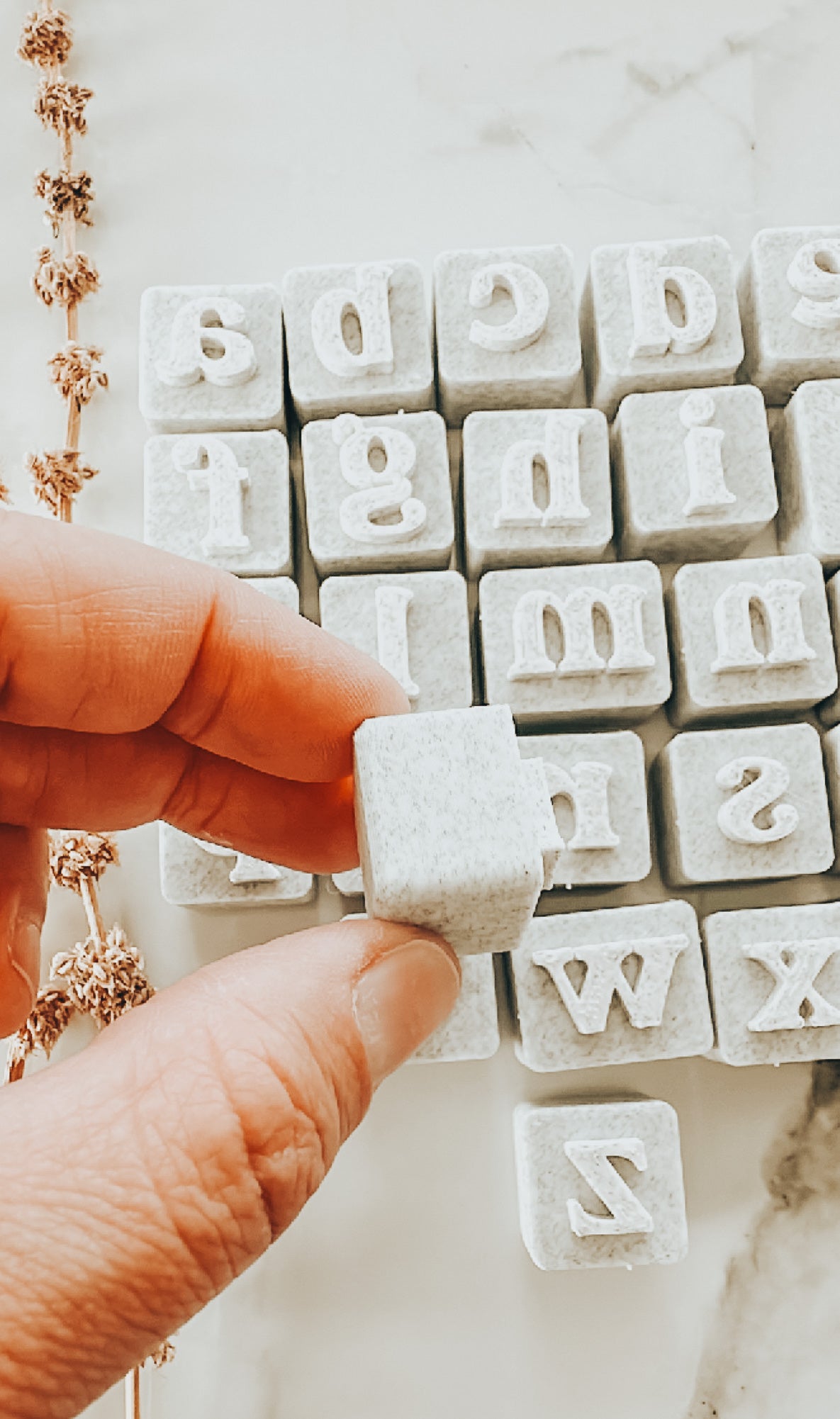 Boho Letter Stamps - 0.50"